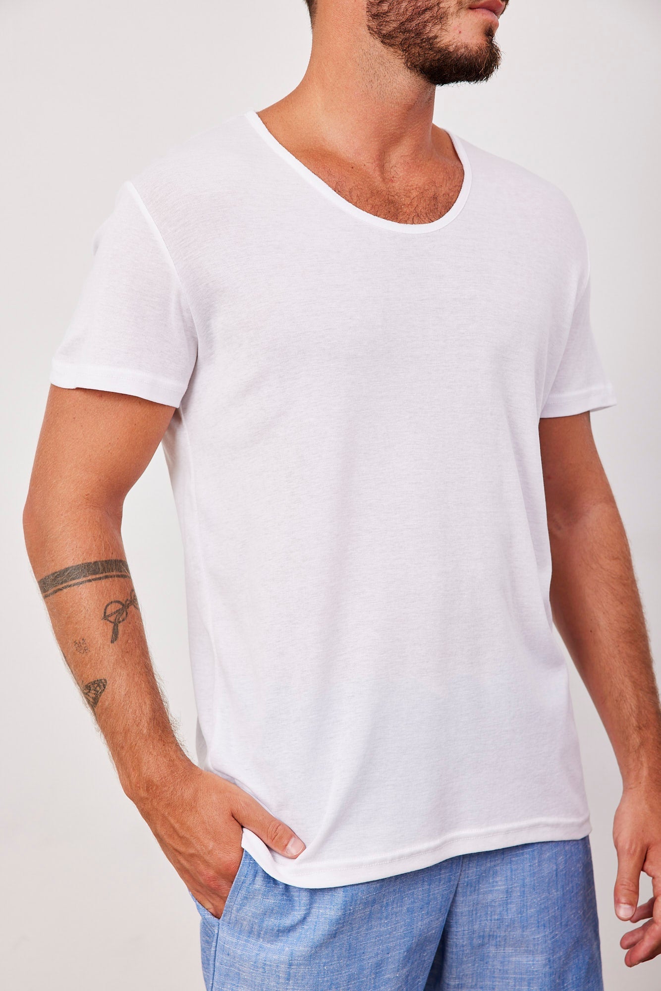 טי-שרט מבד רך במפתח עגול - ITAY BRANDS