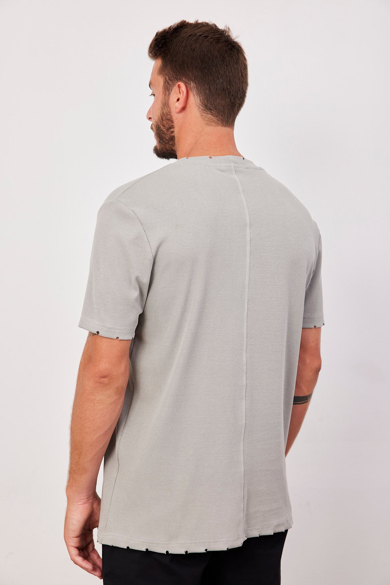 טי-שרט וופל עם קרעים - ITAY BRANDS