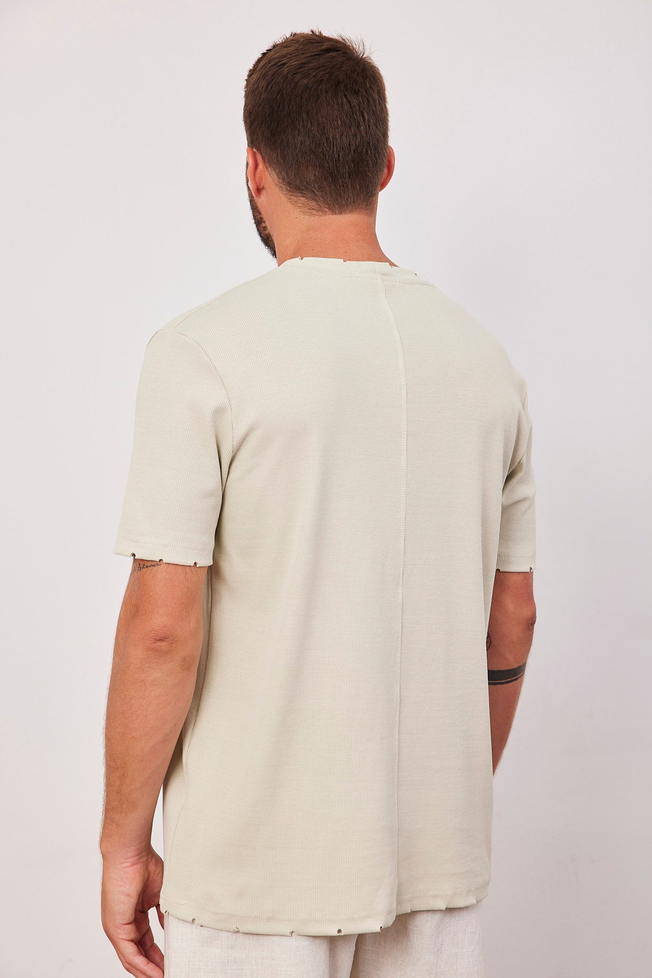 טי-שרט וופל עם קרעים - ITAY BRANDS