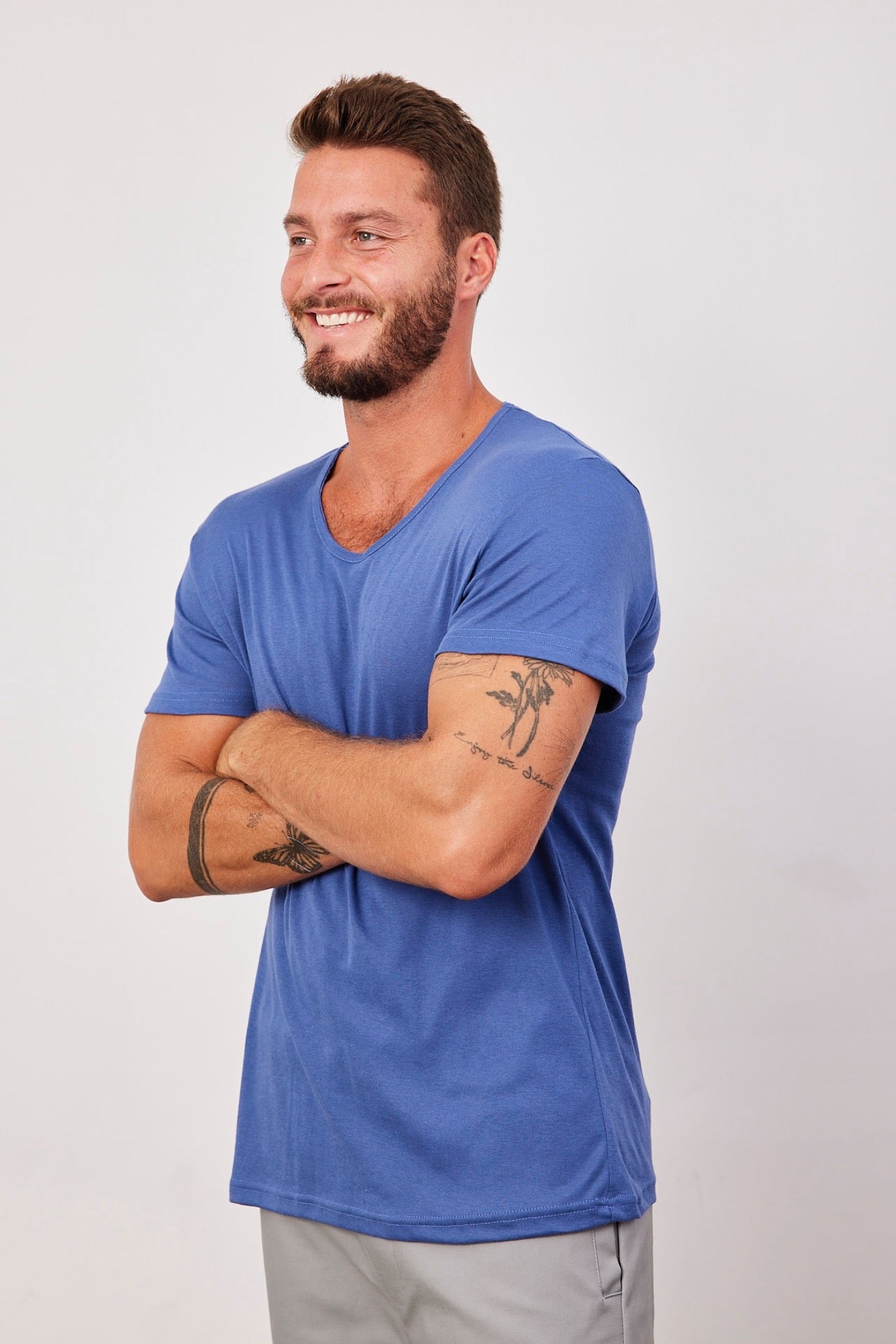 טי-שרט מבד רך במפתח עגול - ITAY BRANDS