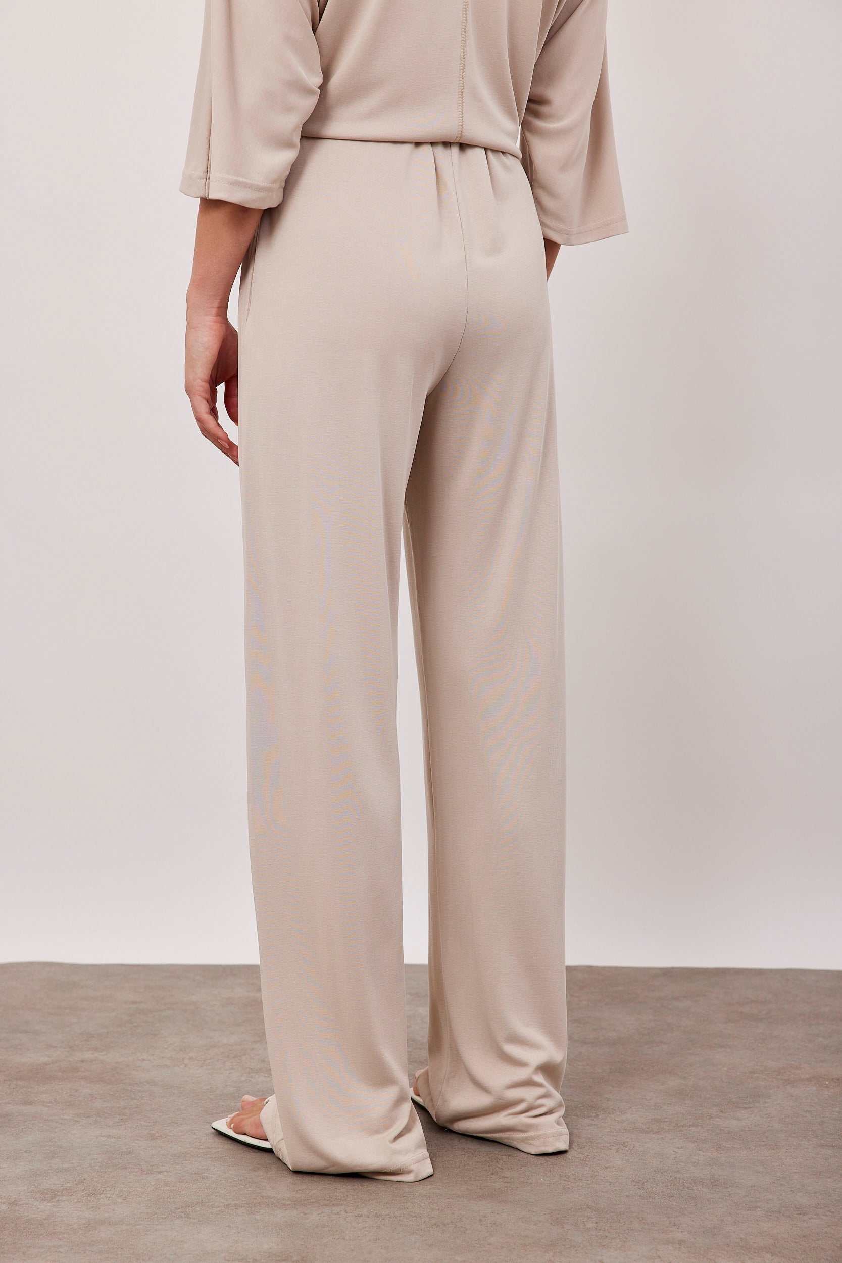 מכנסי סריג מבד מודל