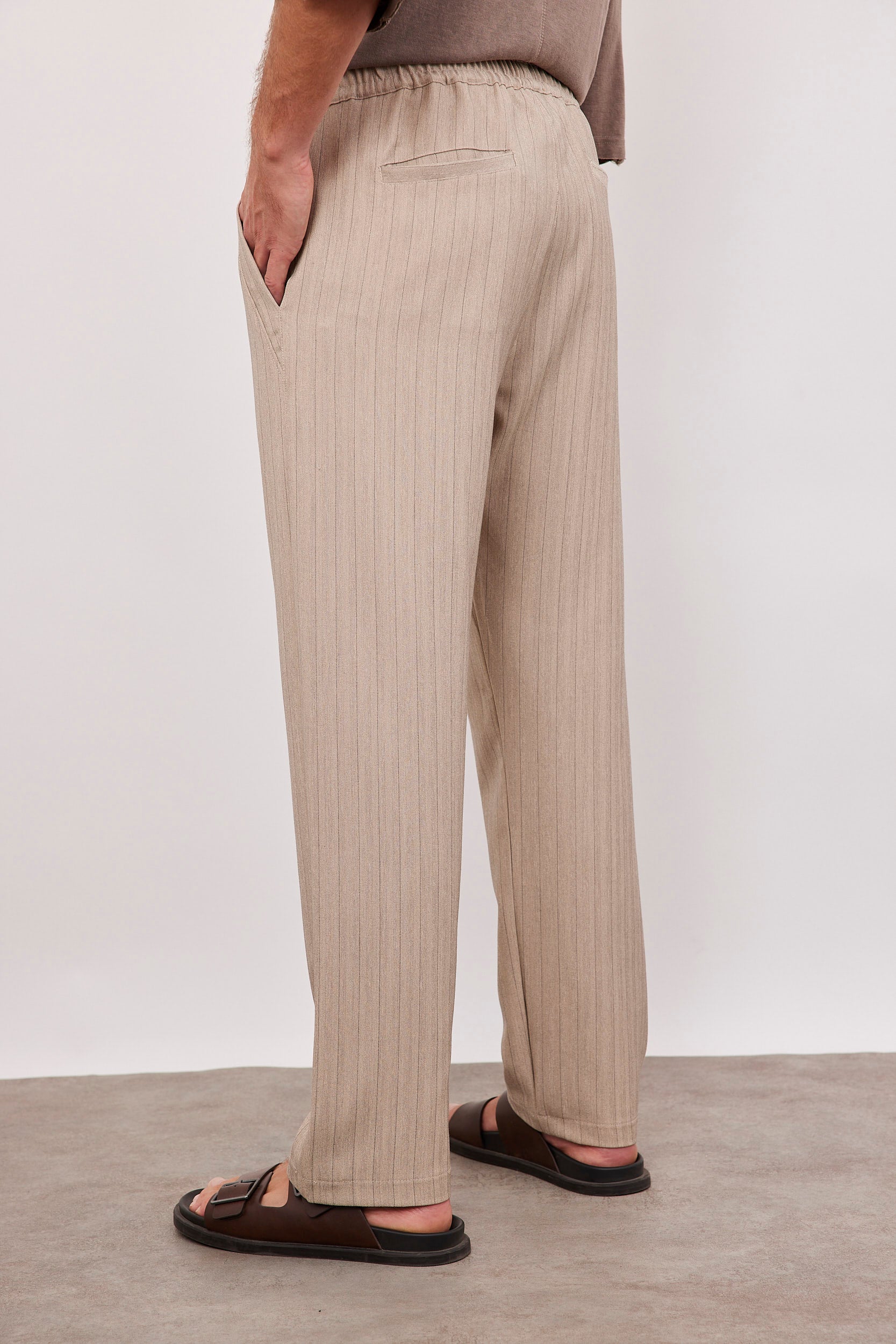 מכנסי פסים עם גומי