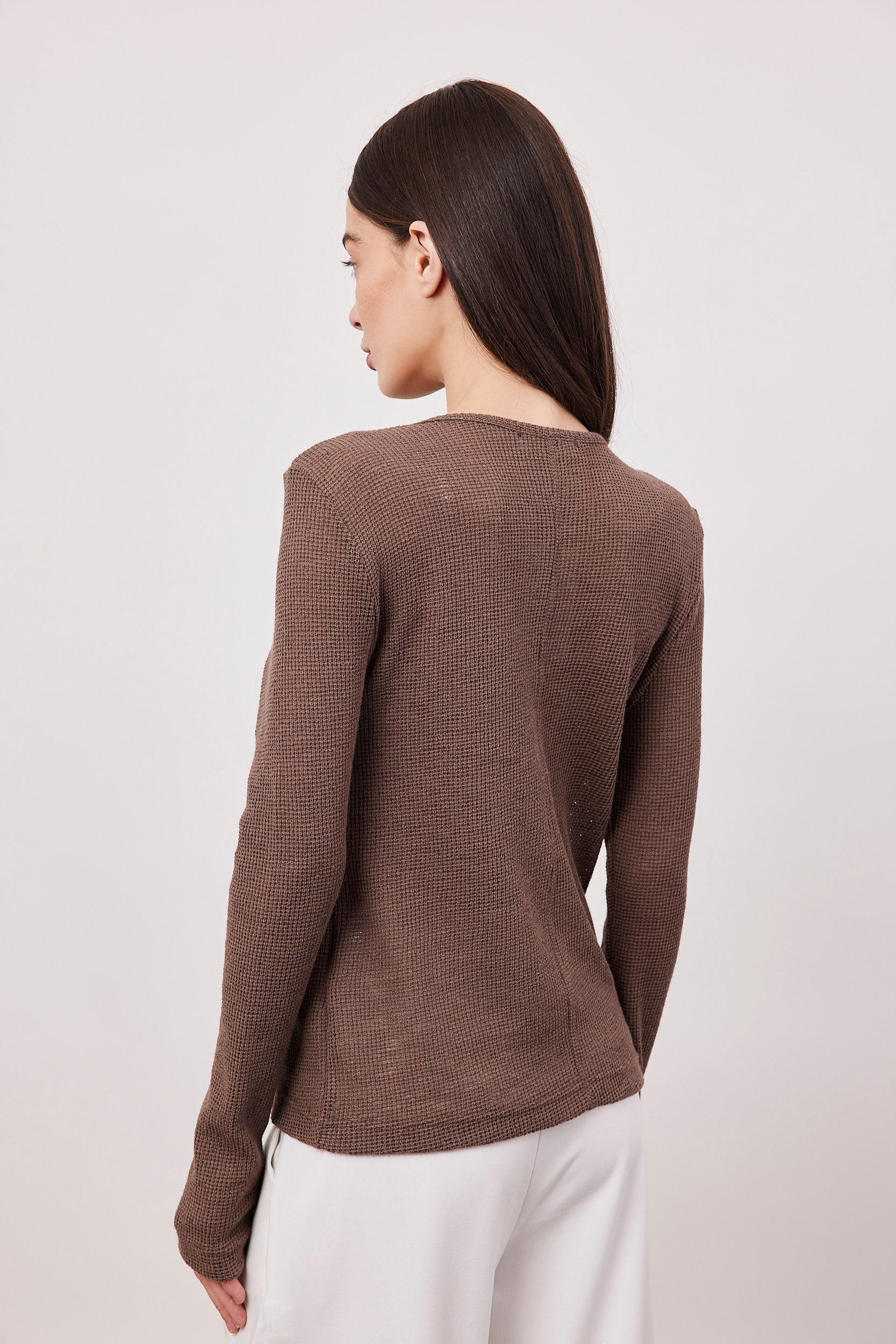 חולצת סריג ארוכה שקפקפה