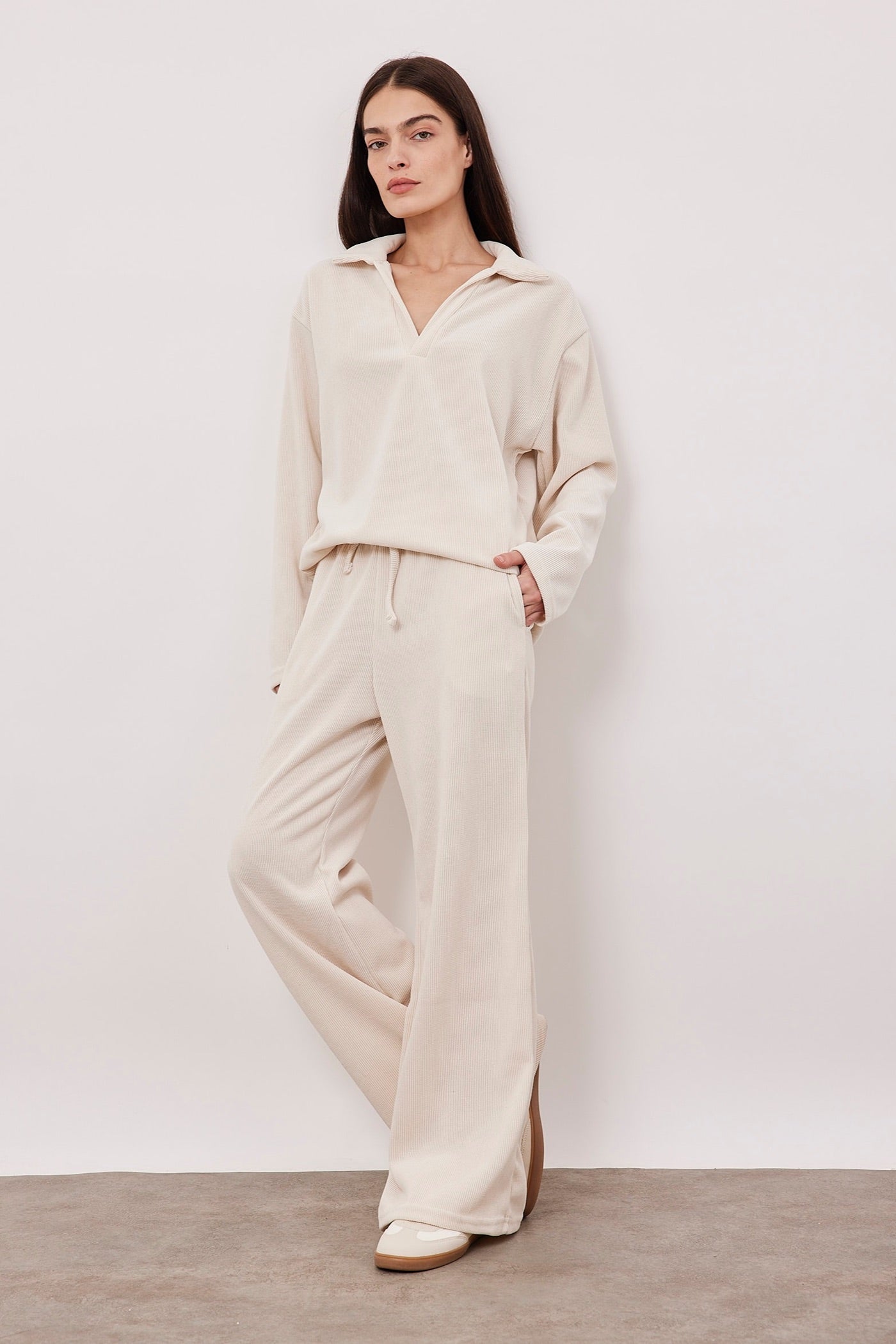 מכנסי סריג קורדרוי