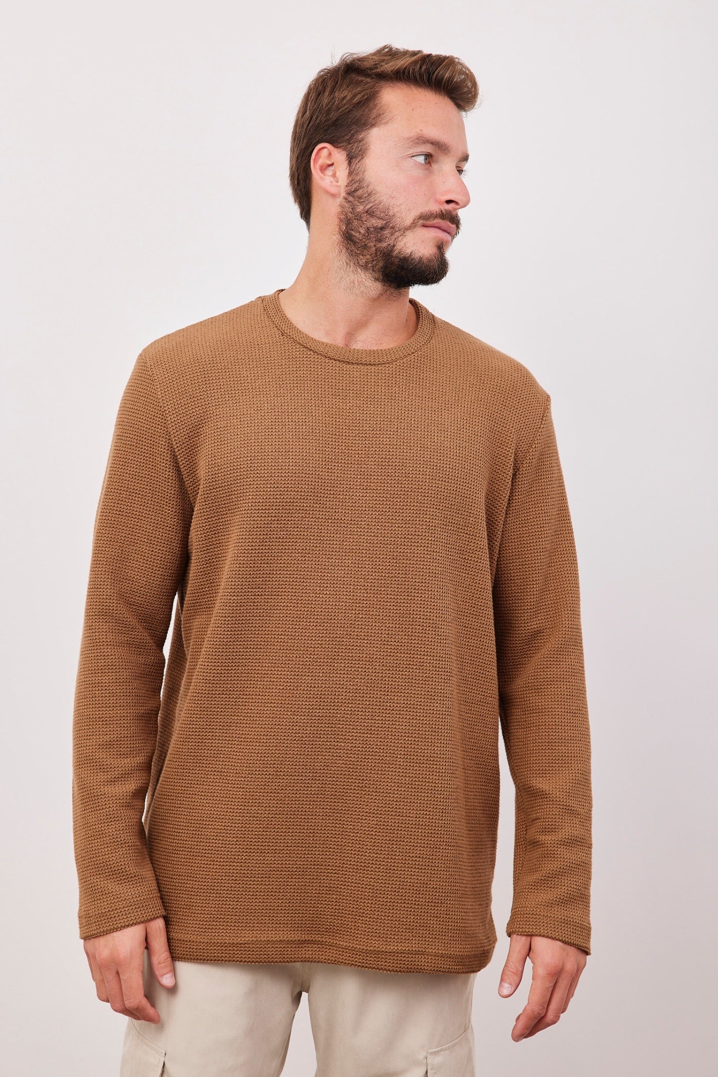 חולצת סריג מבד פיקה - ITAY BRANDS