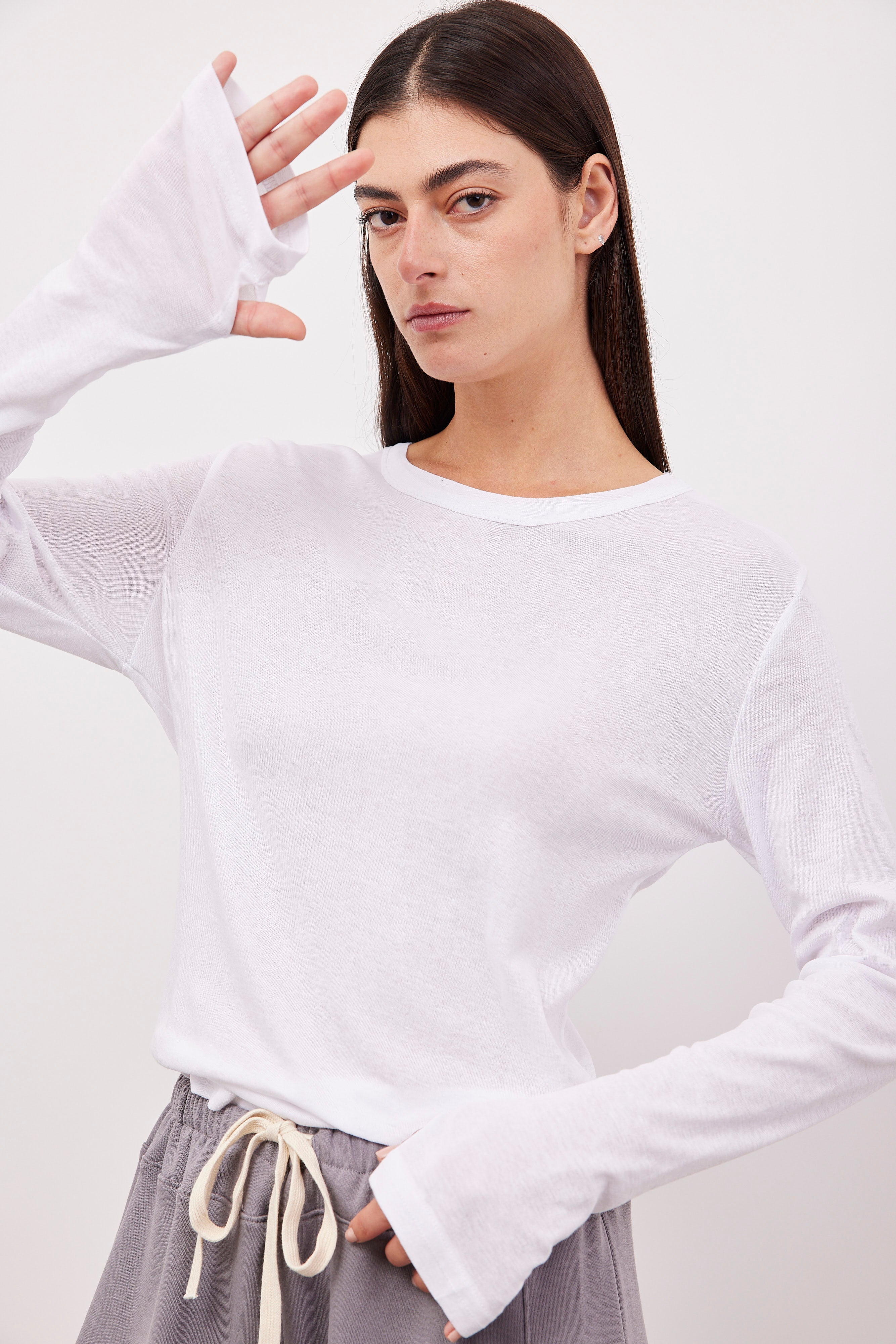 חולצה ארוכה רכה עם שרוול כפפה - ITAY BRANDS