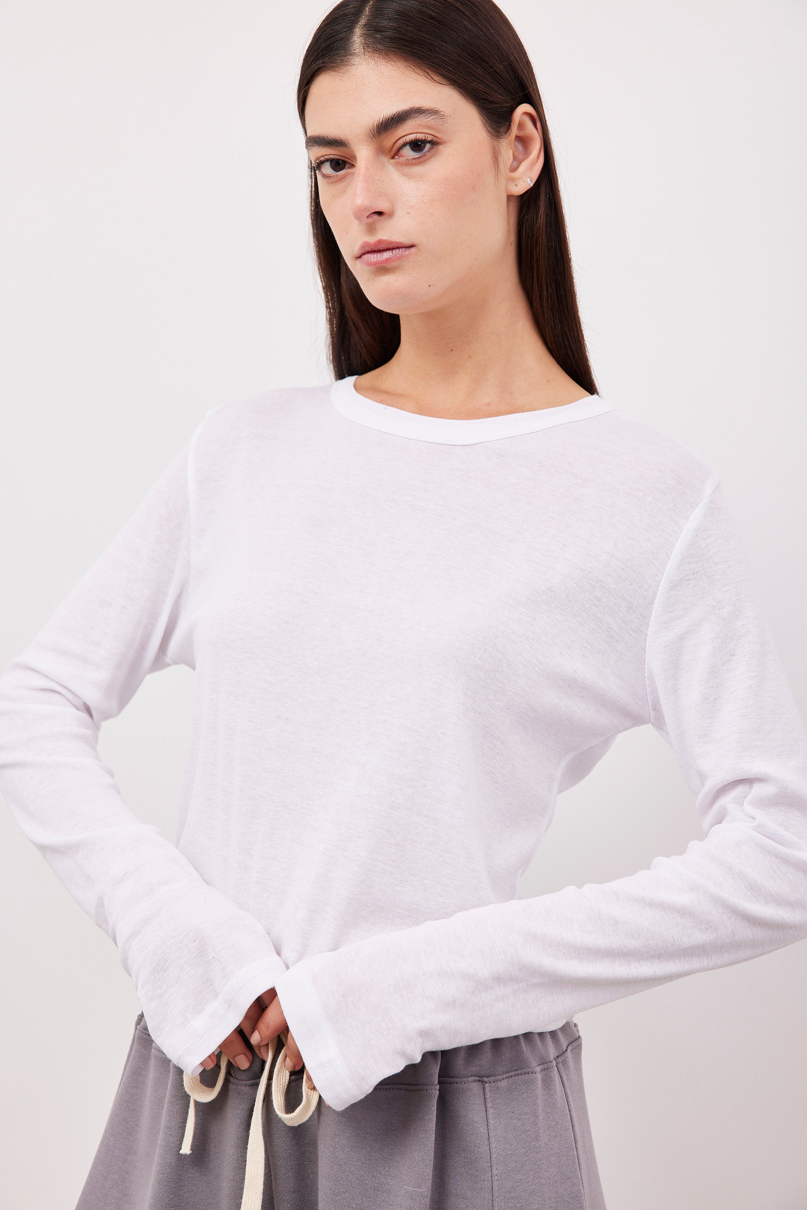 חולצה ארוכה רכה עם שרוול כפפה - ITAY BRANDS