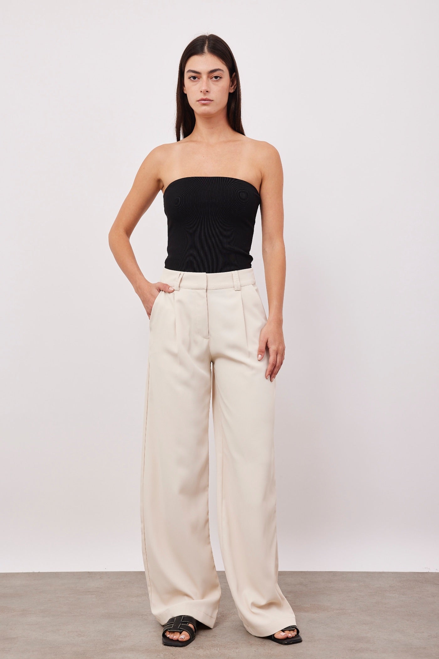 מכנסיים מחויטים מתרחבים - ITAY BRANDS