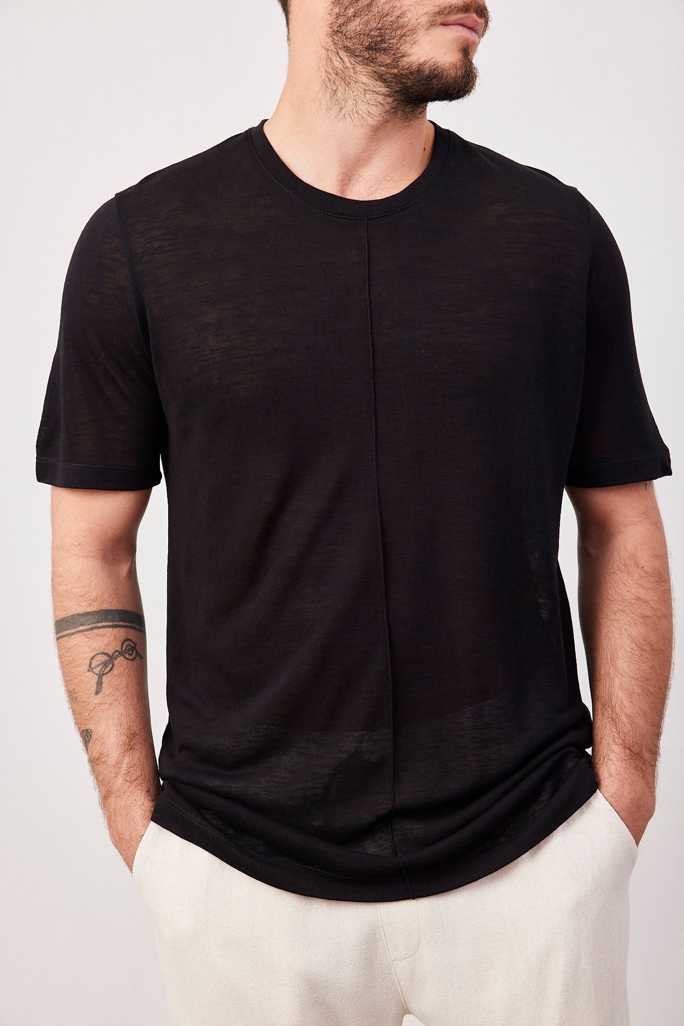 טי-שרט עם תיפור קידמי - ITAY BRANDS