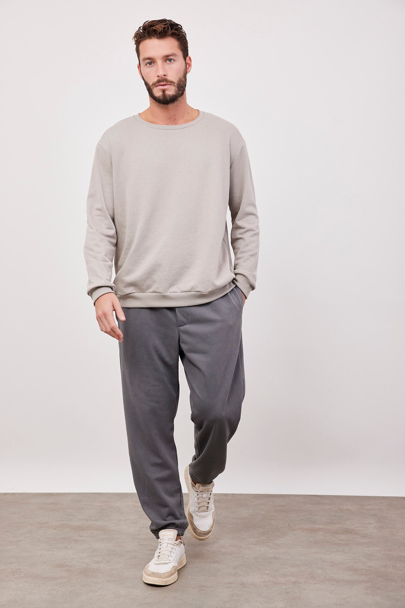 מכנסי טרנינג בסיומת גומי - ITAY BRANDS