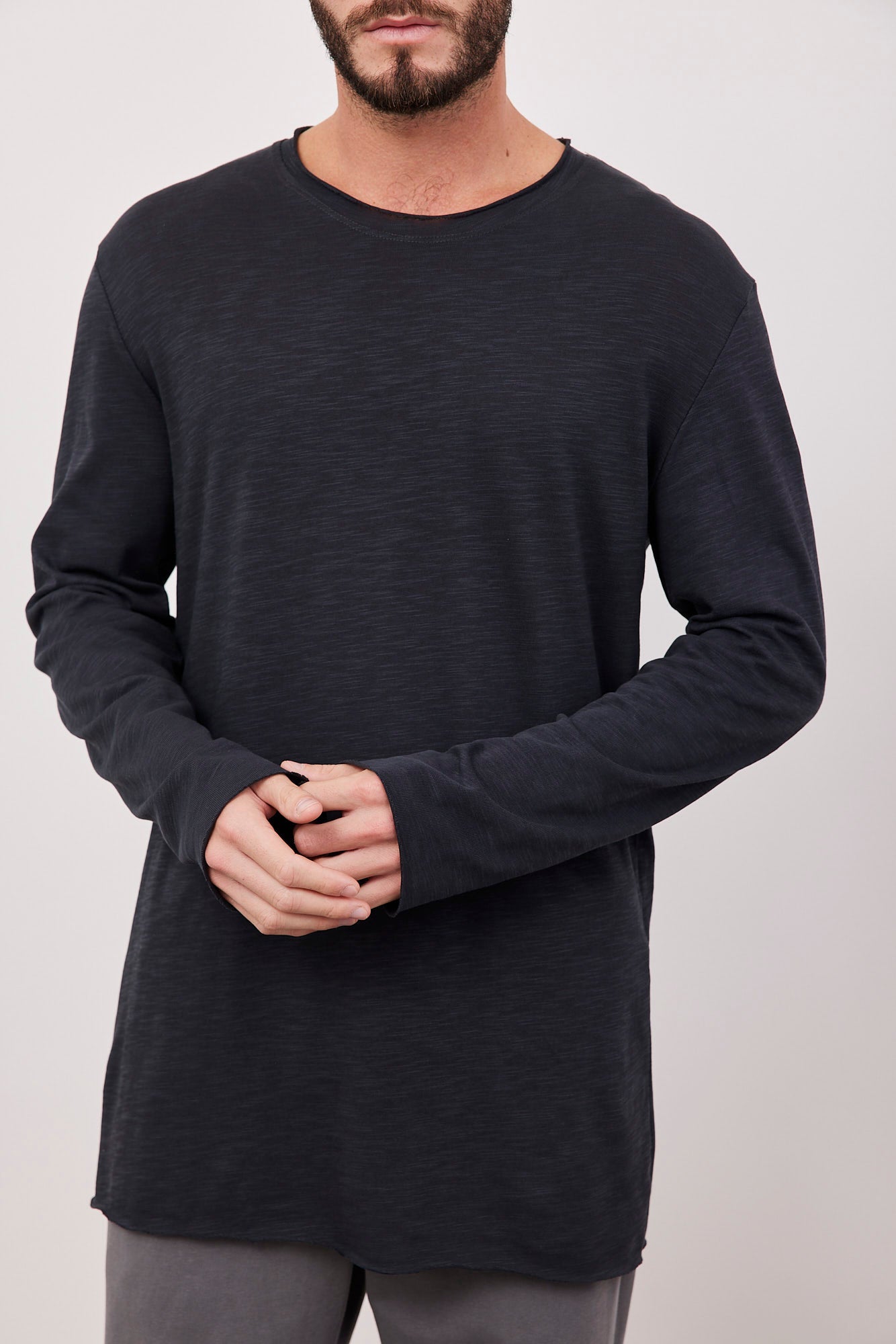 חולצת כותנה מלאנז׳ בסיומת פרומה - ITAY BRANDS