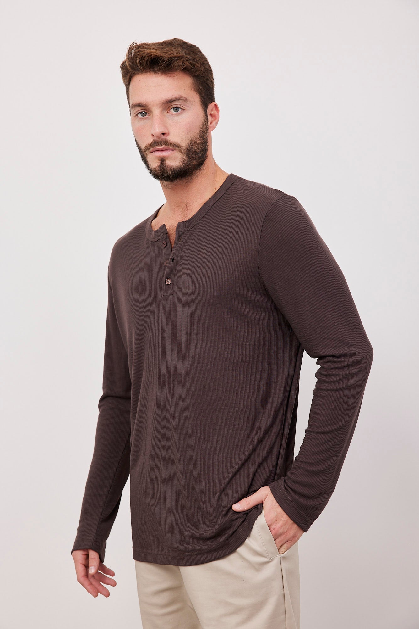 חולצה בטקסטורת פסים בשילוב כפתורים - ITAY BRANDS