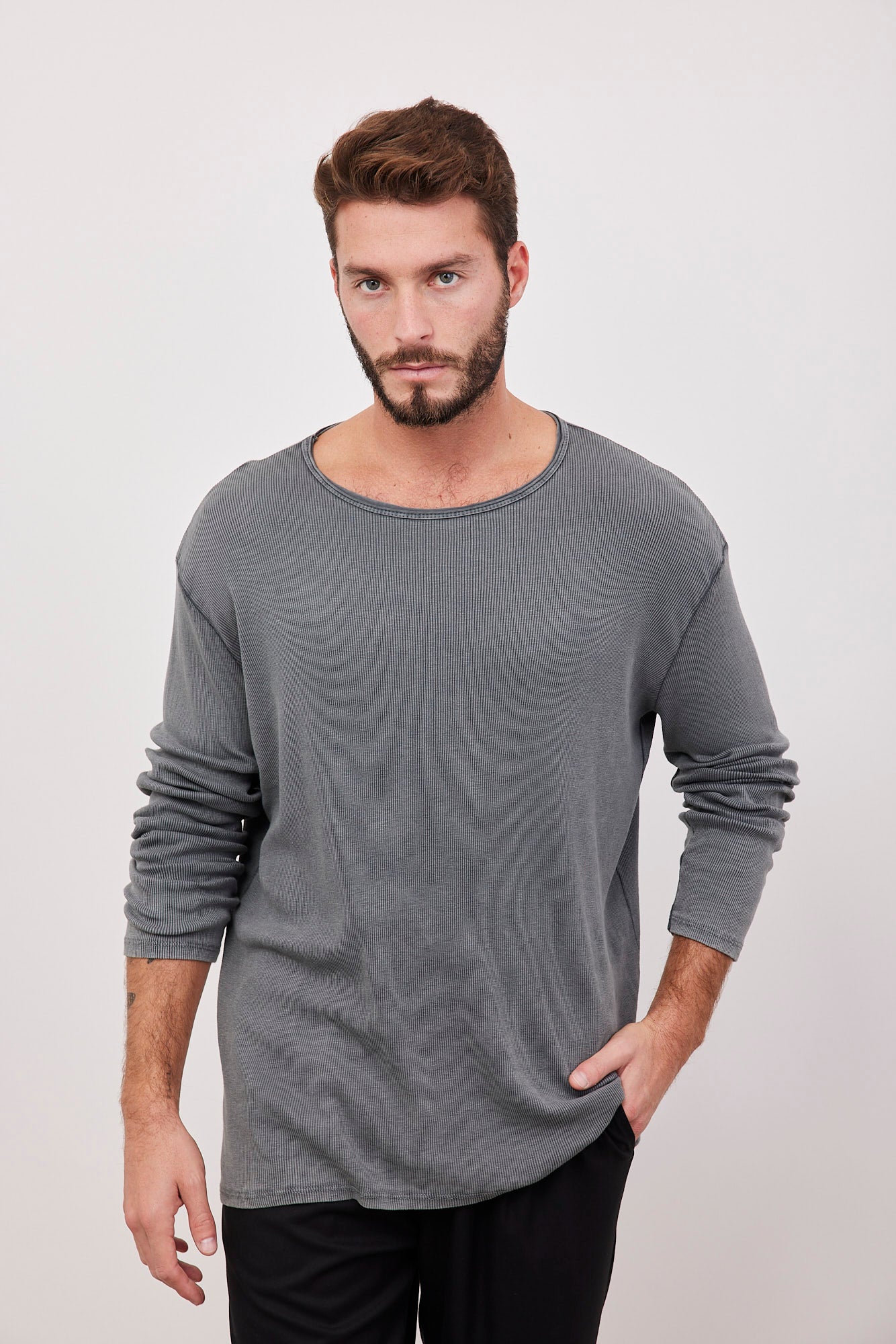 חולצת ריב ווש ארוכה - ITAY BRANDS