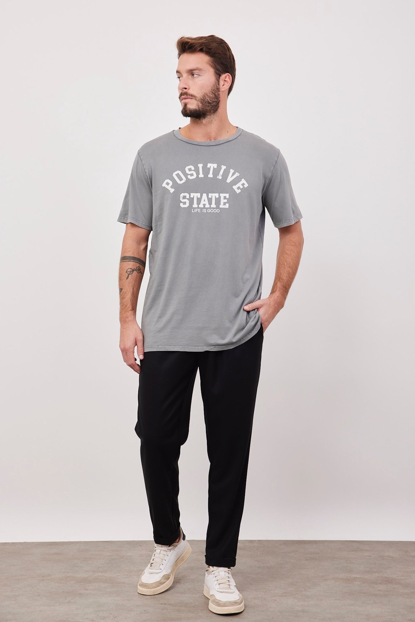 טי-שרט ווש עם הדפס - ITAY BRANDS