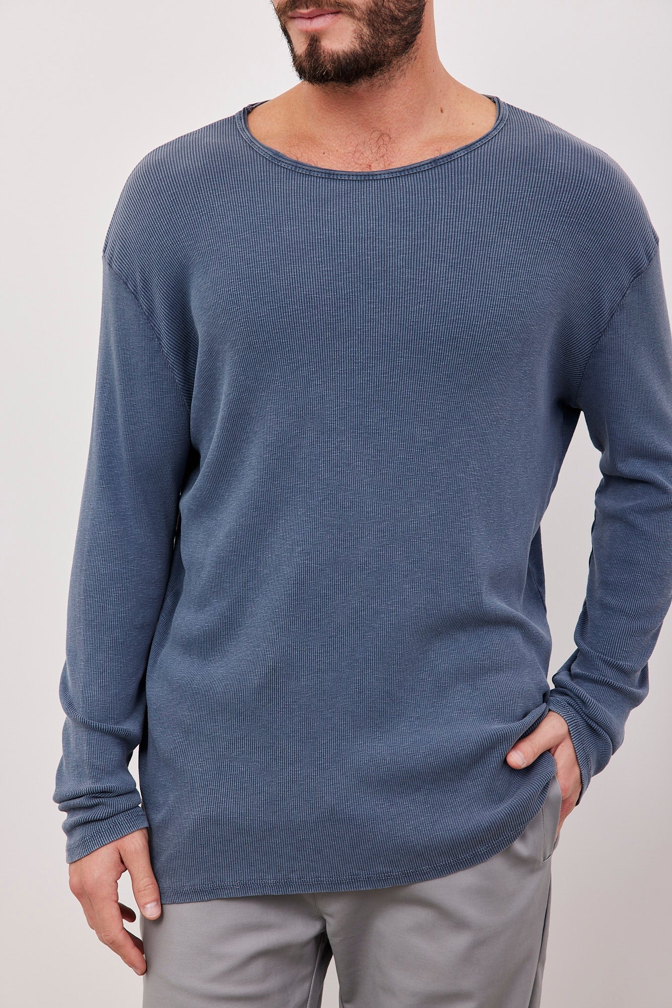 חולצת ריב ווש ארוכה - ITAY BRANDS