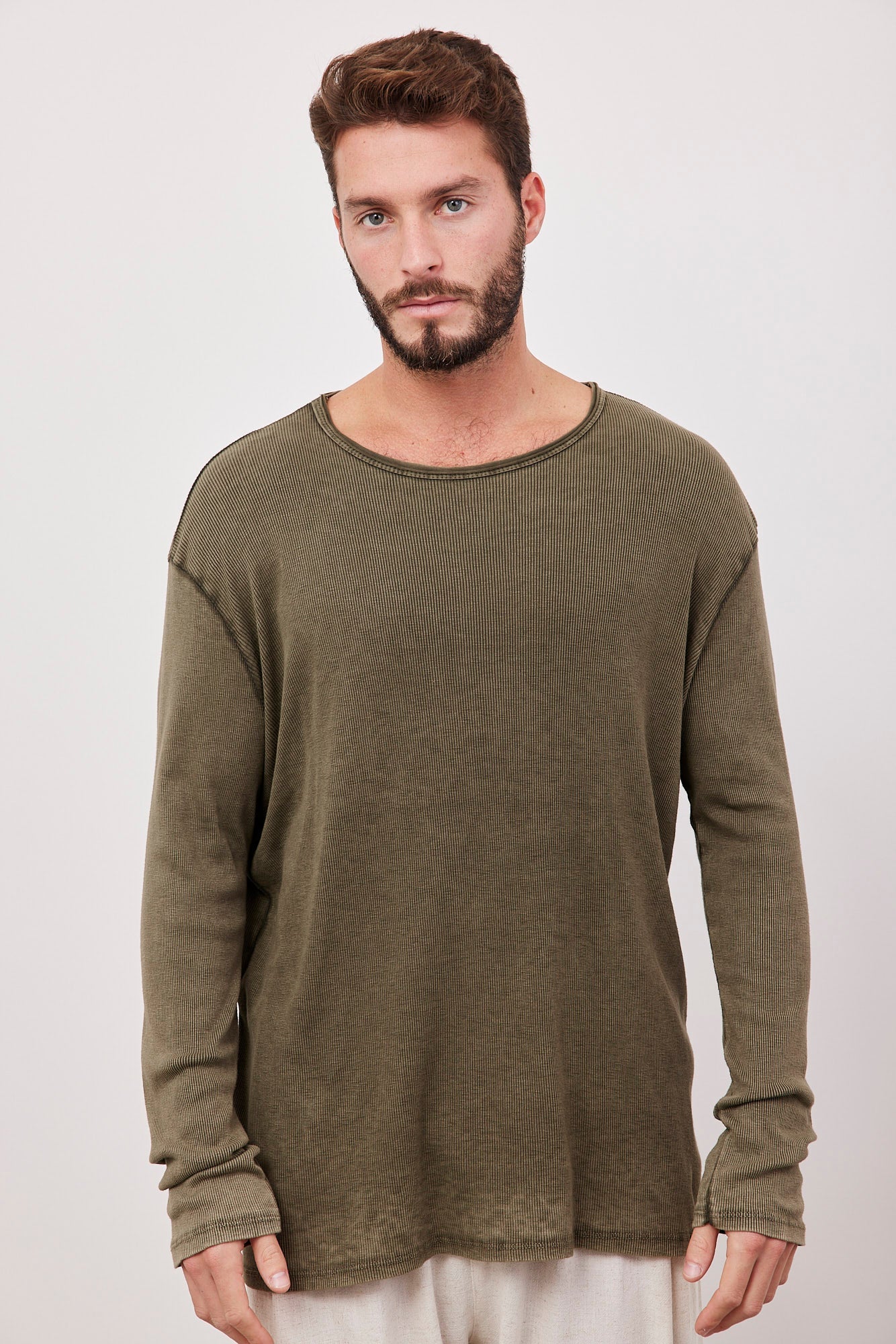 חולצת ריב ווש ארוכה - ITAY BRANDS