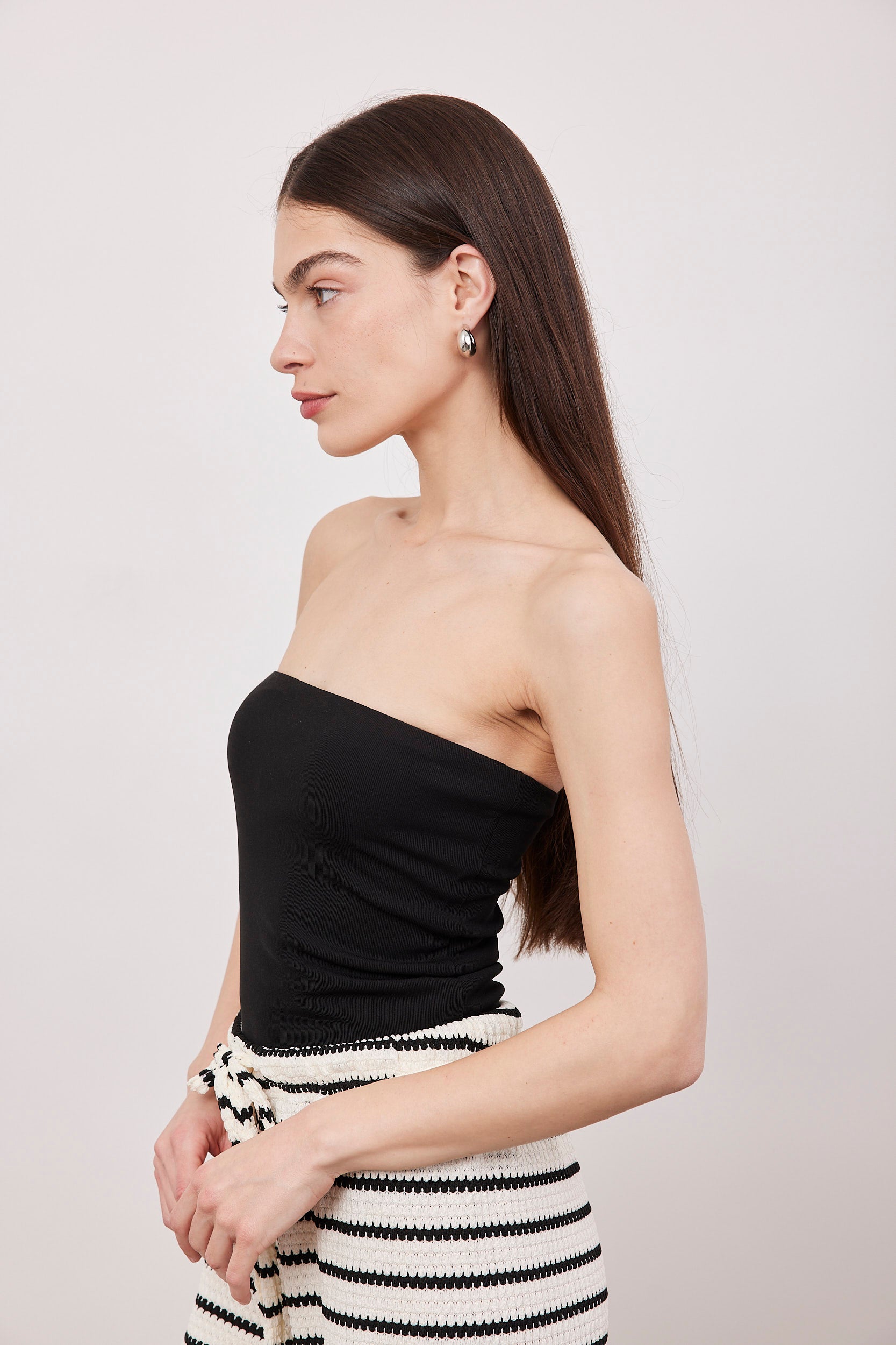 טופ סטרפלס מבד מחטב