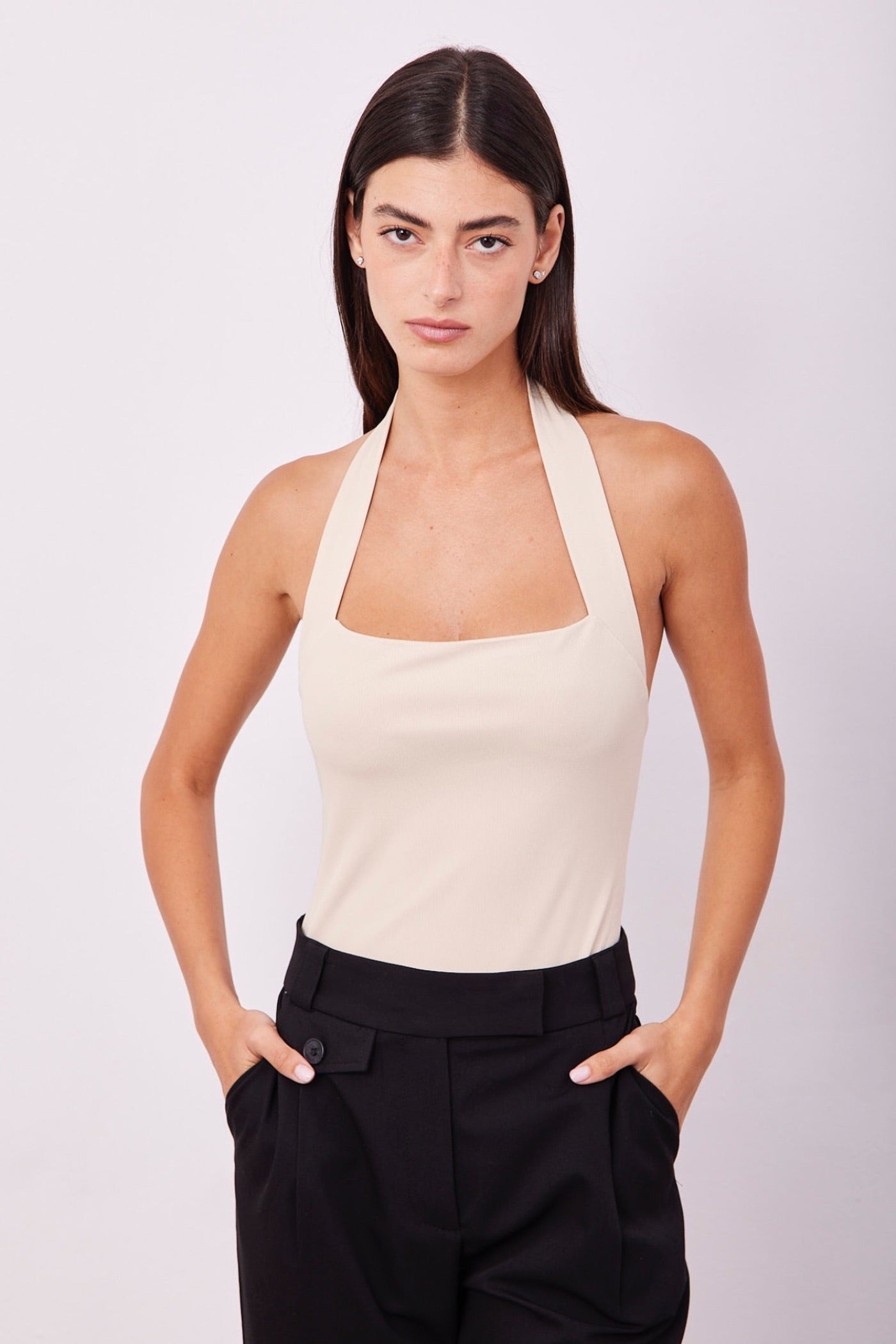 בגד גוף קולר עם גב חשוף - ITAY BRANDS