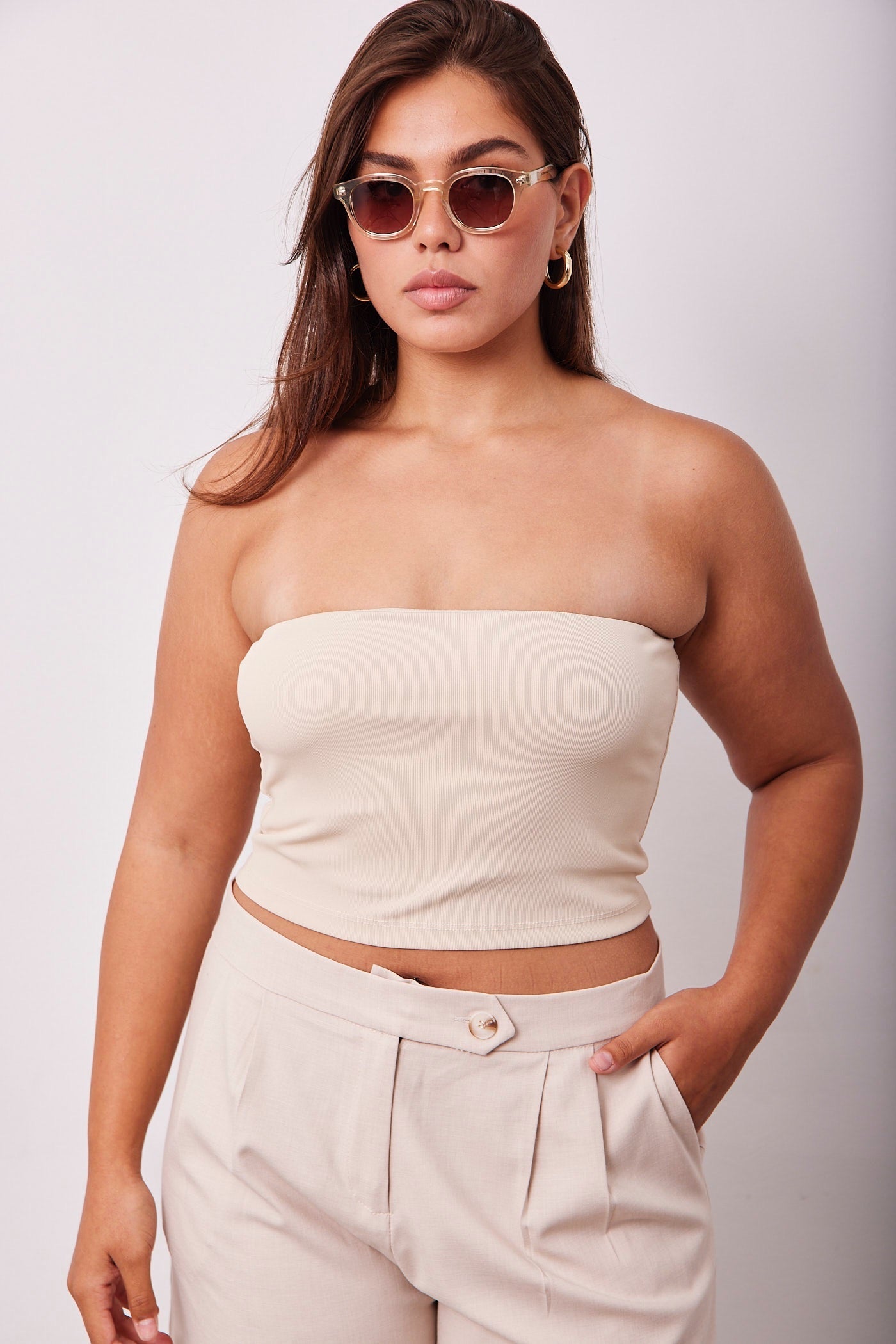 סטרפלס קרופ מבד מחטב - ITAY BRANDS