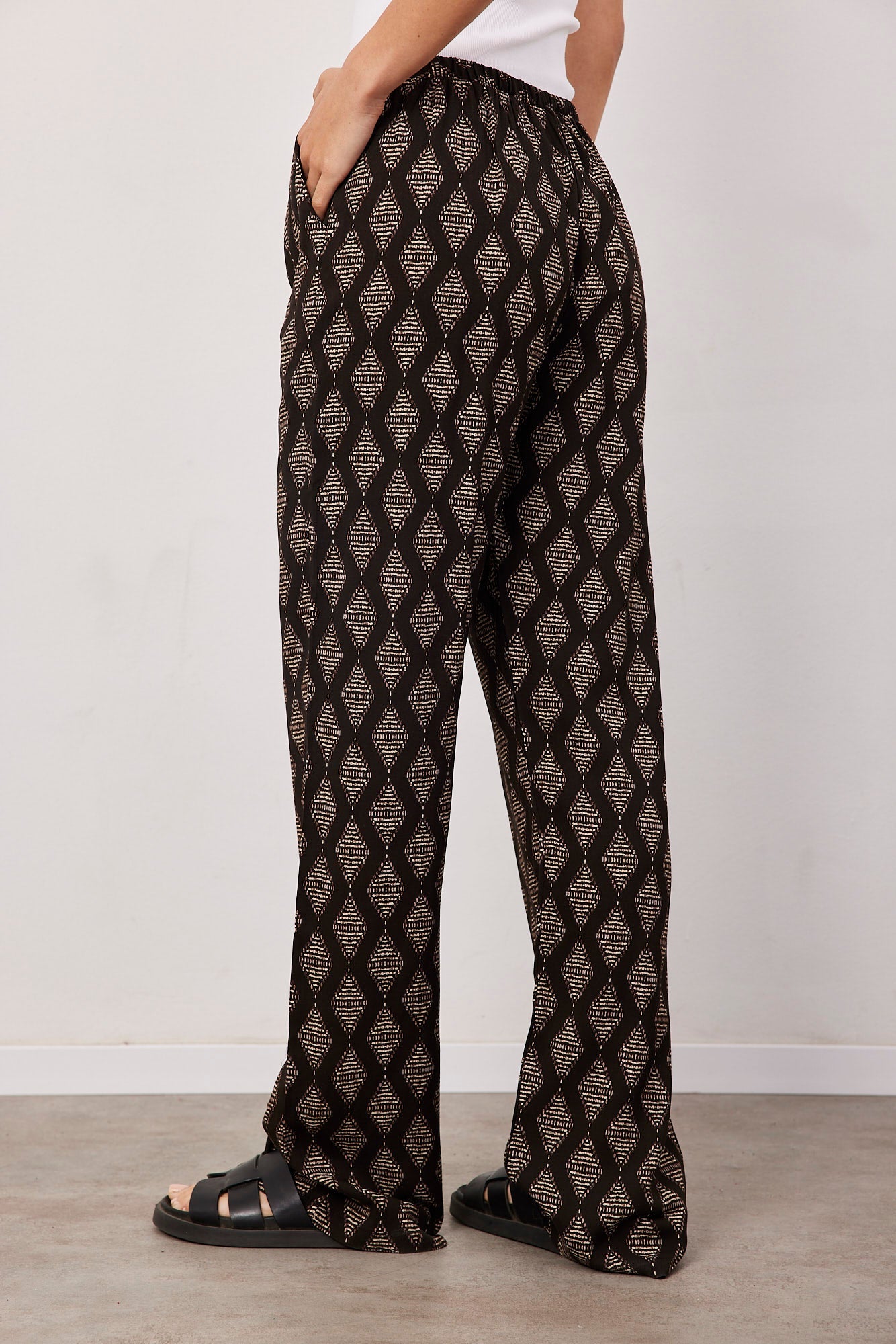 מכנסיים רחבים בהדפס - ITAY BRANDS