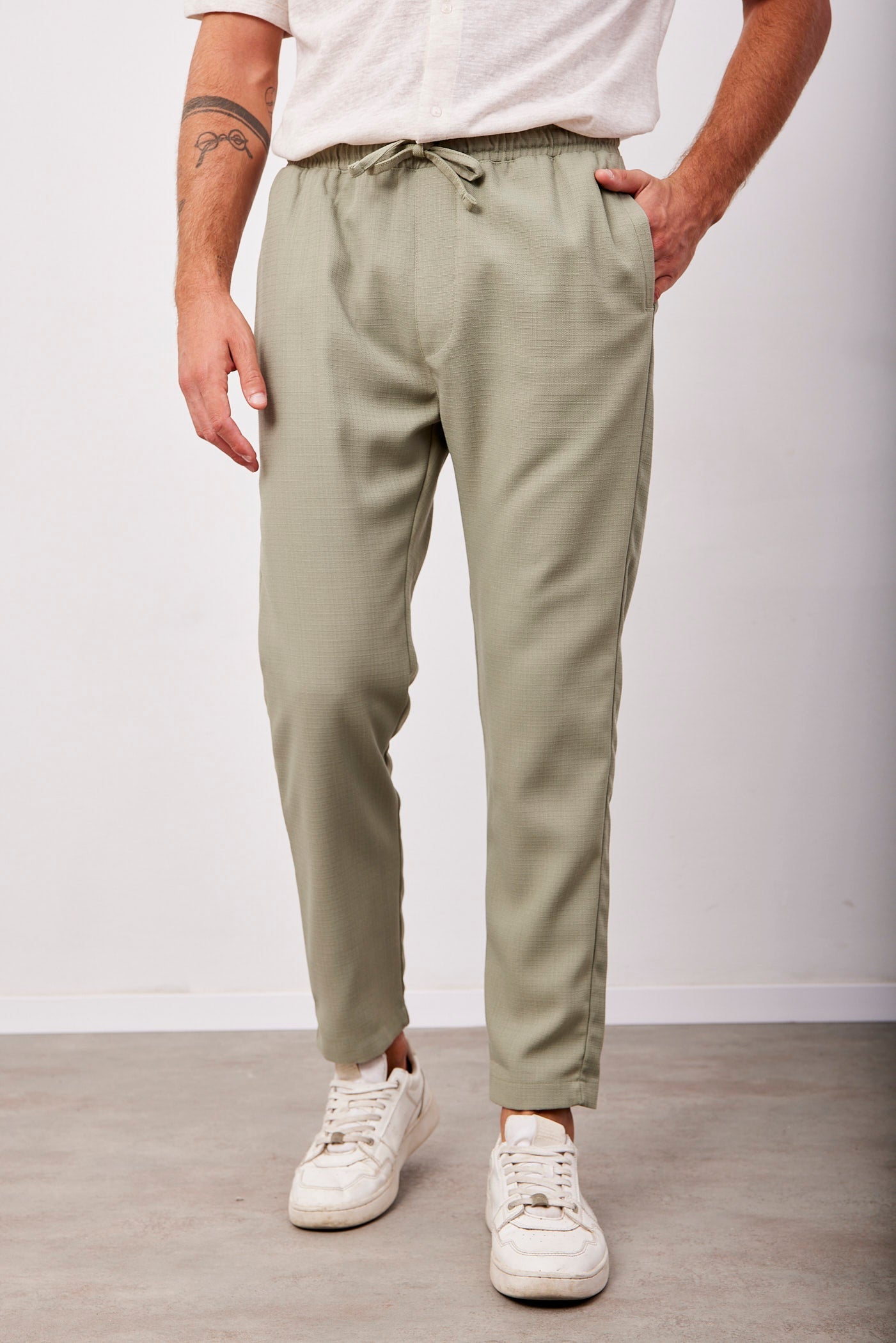 מכנסיים ארוכים בטקסטורה - ITAY BRANDS