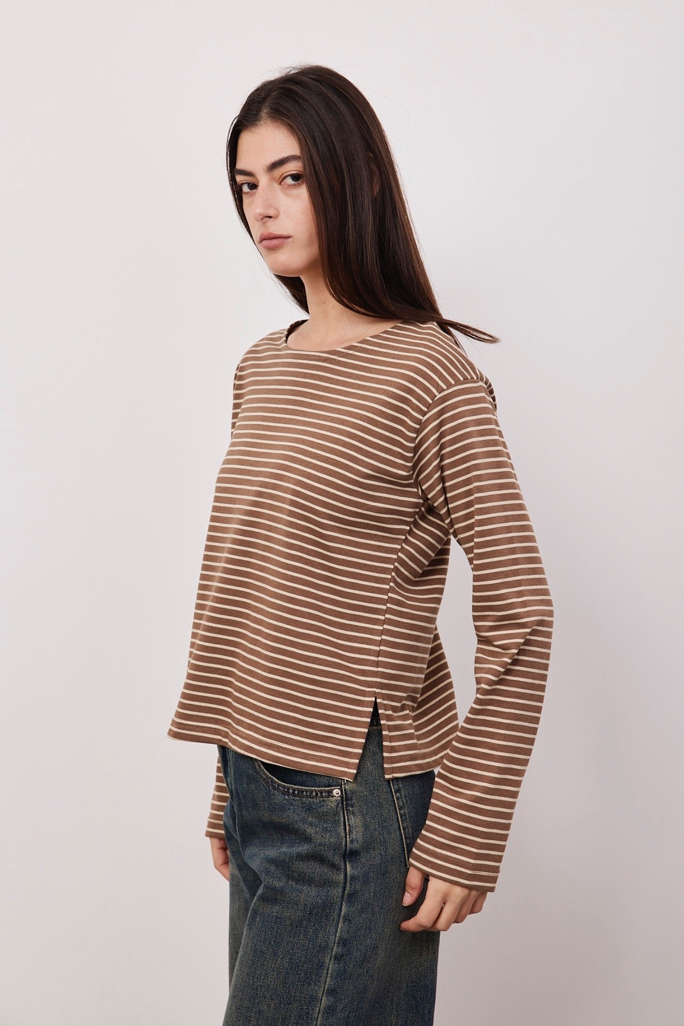 חולצת טריקו בהדפס פסים - ITAY BRANDS