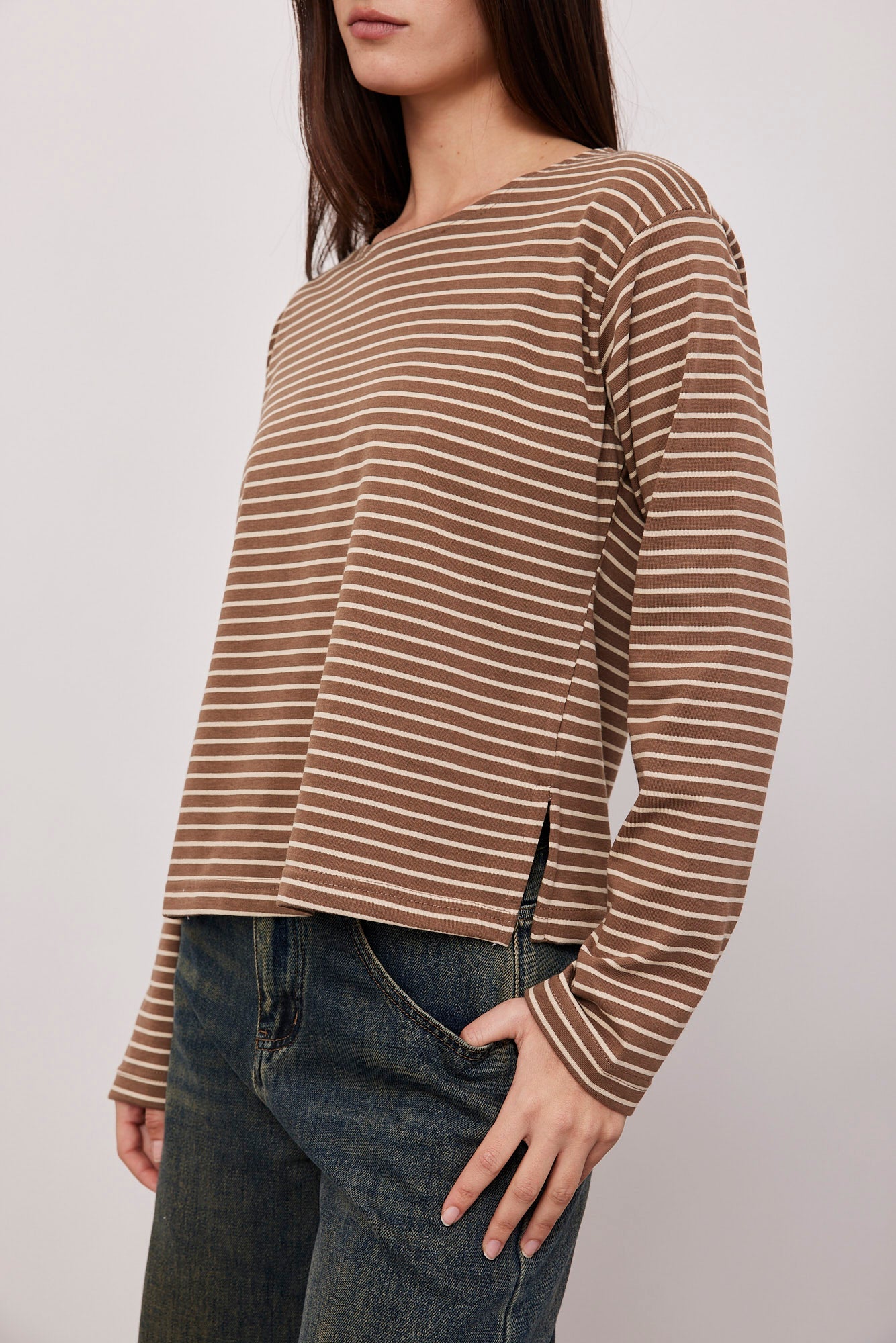 חולצת טריקו בהדפס פסים - ITAY BRANDS