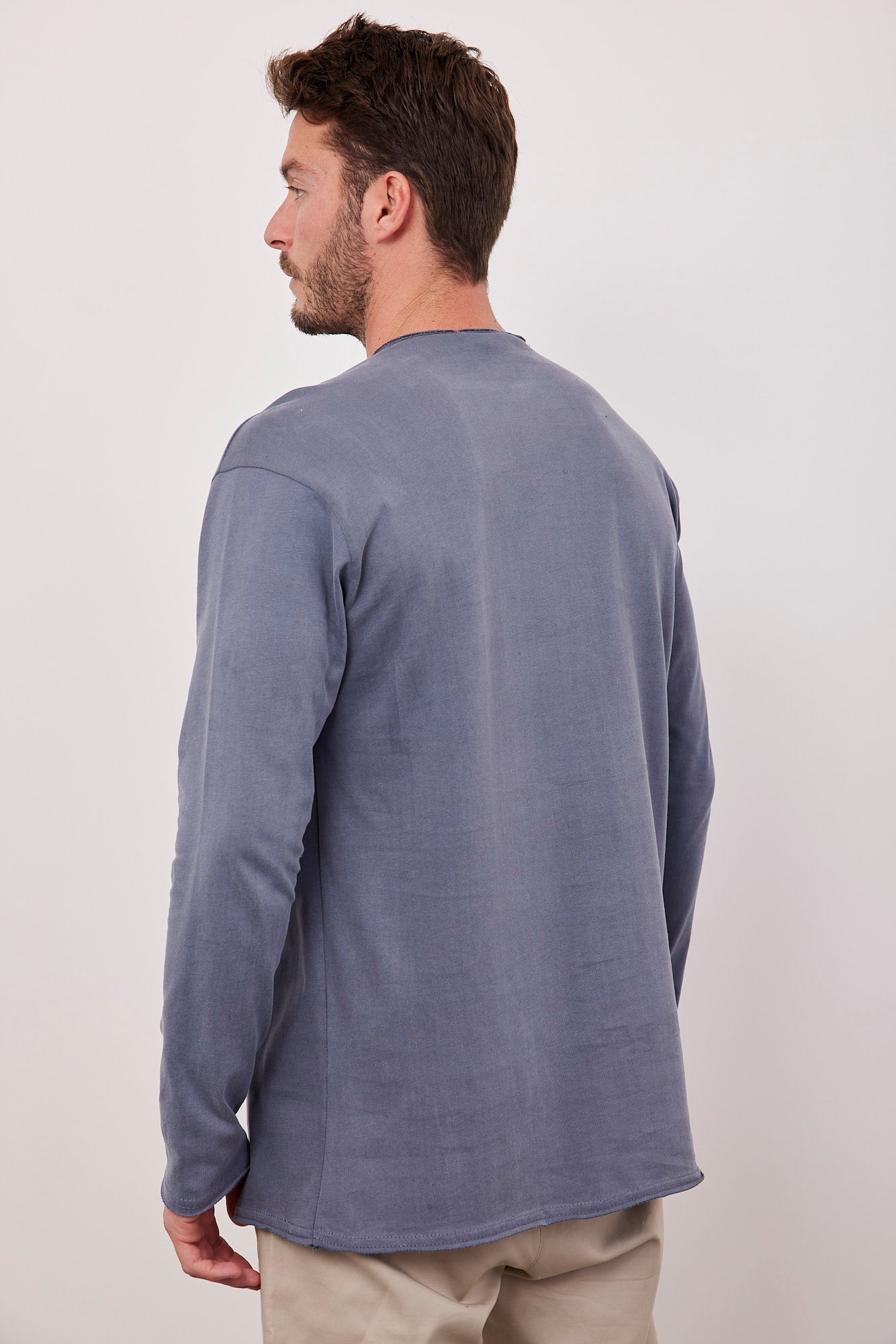 חולצה ארוכה במפתח עגול פרום - ITAY BRANDS