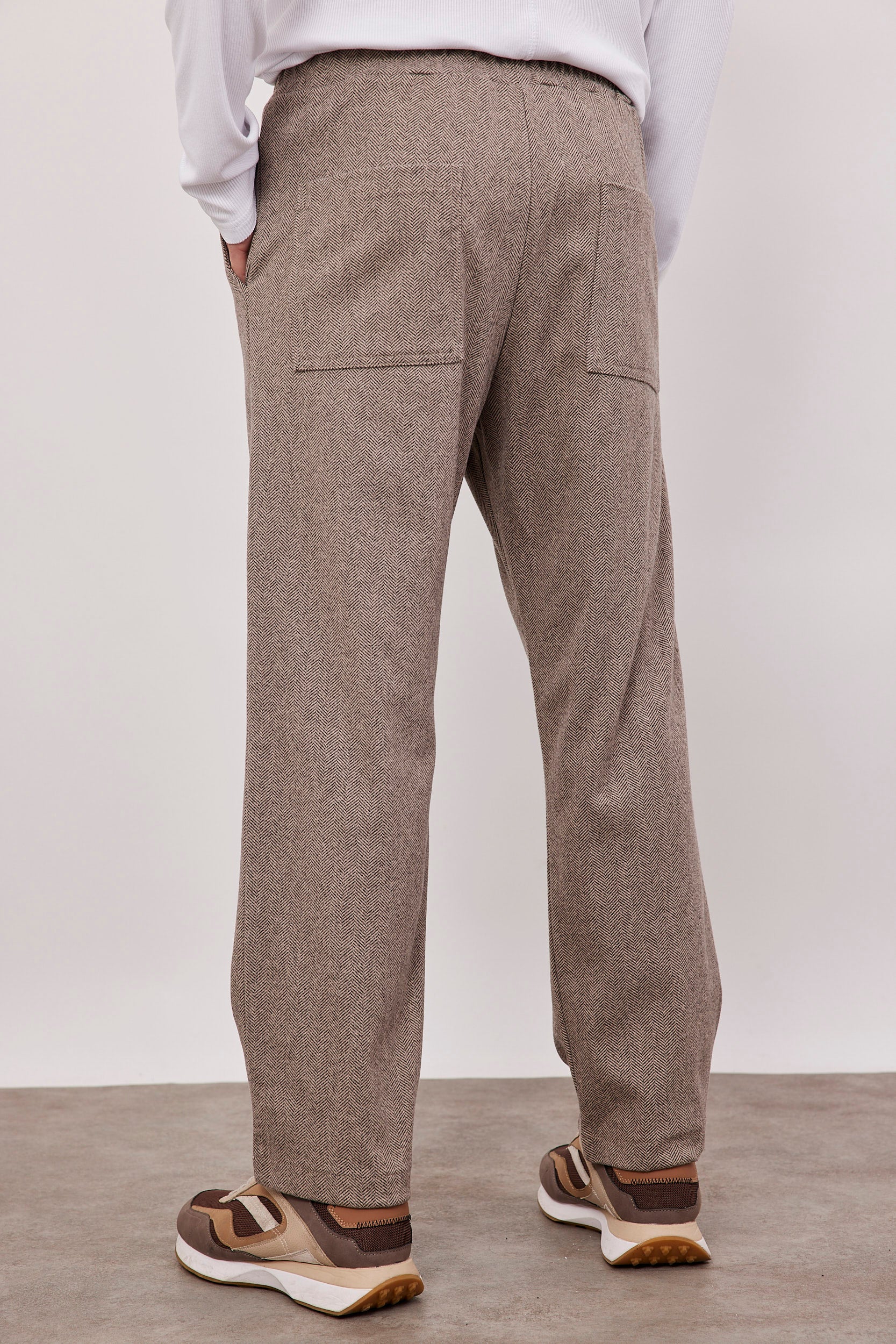 מכנס ארוך דמוי צמר