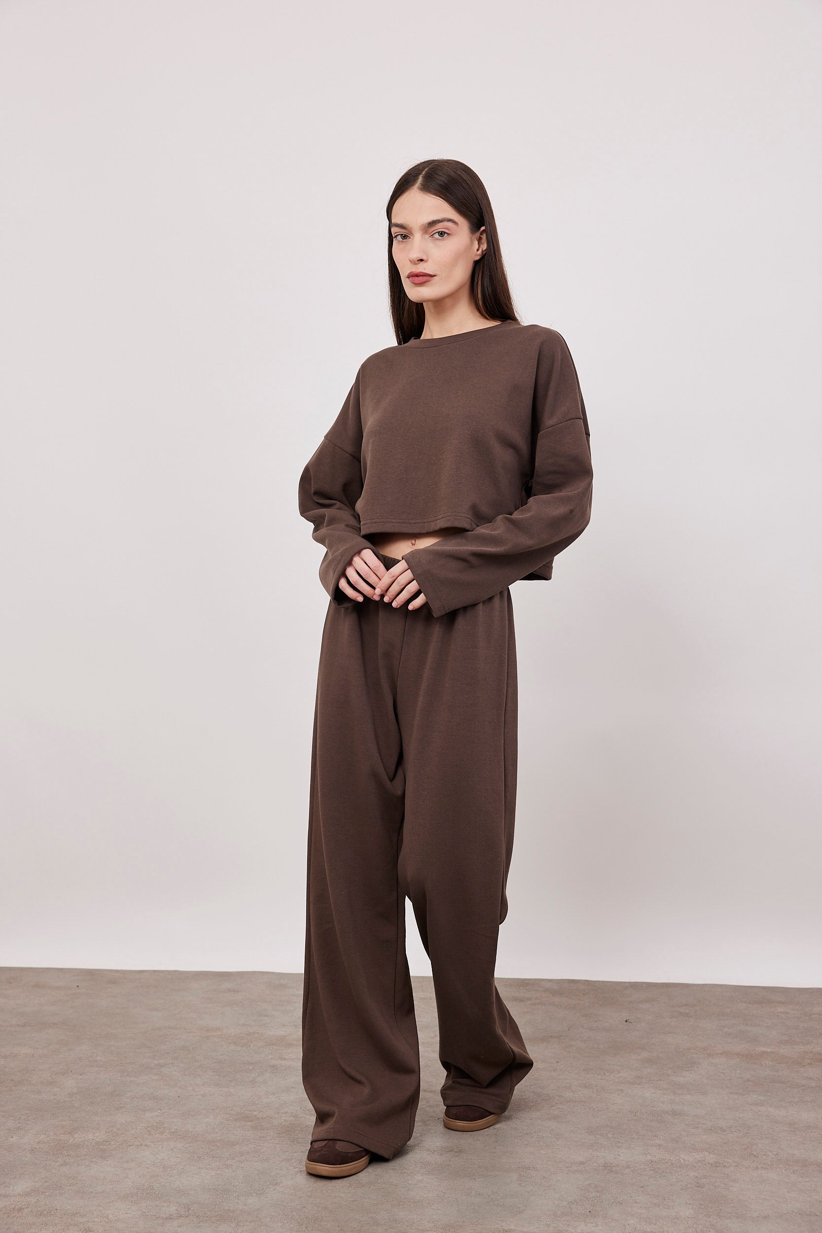 מכנסי פרנץ טרי גזרה נמוכה