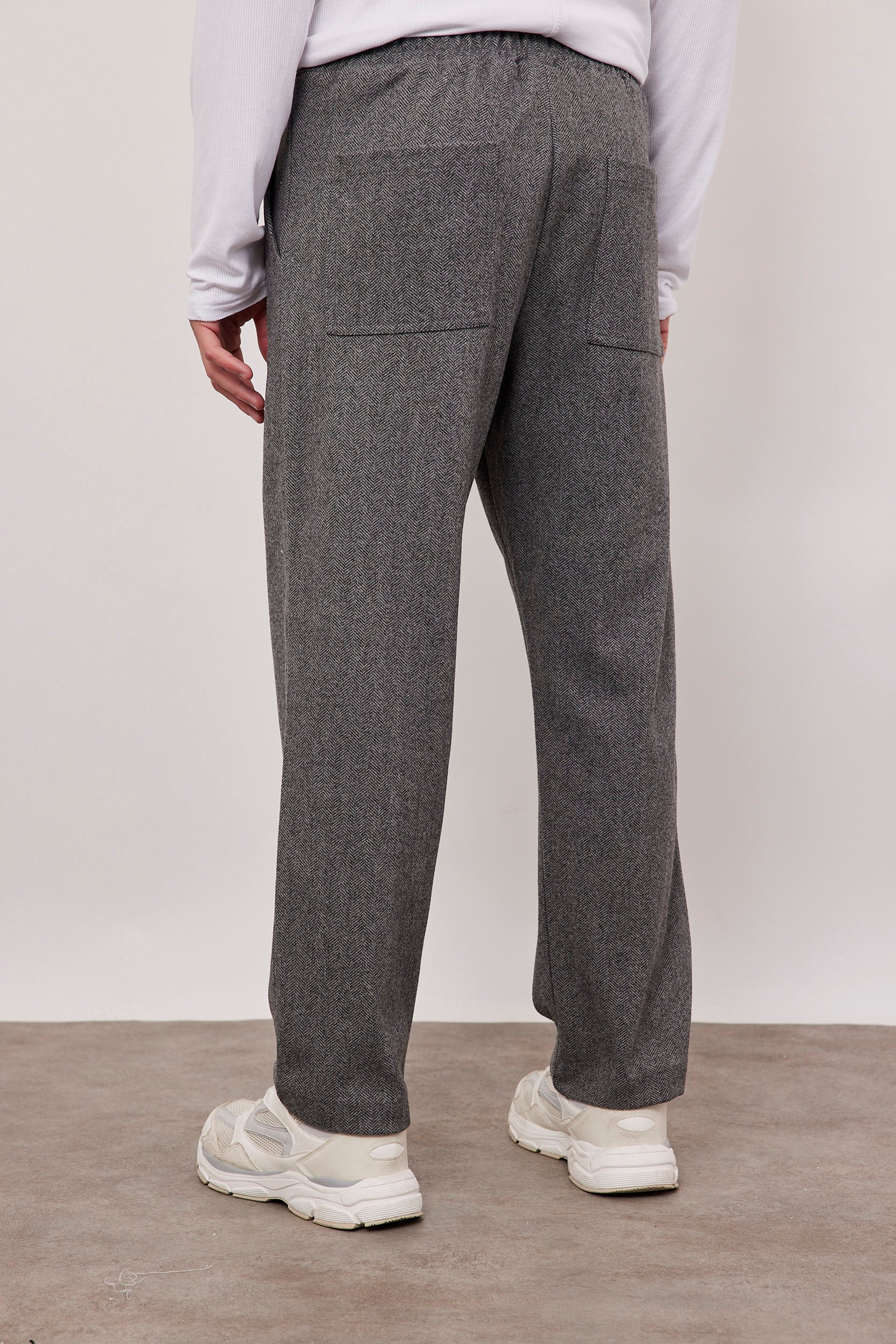 מכנס ארוך דמוי צמר