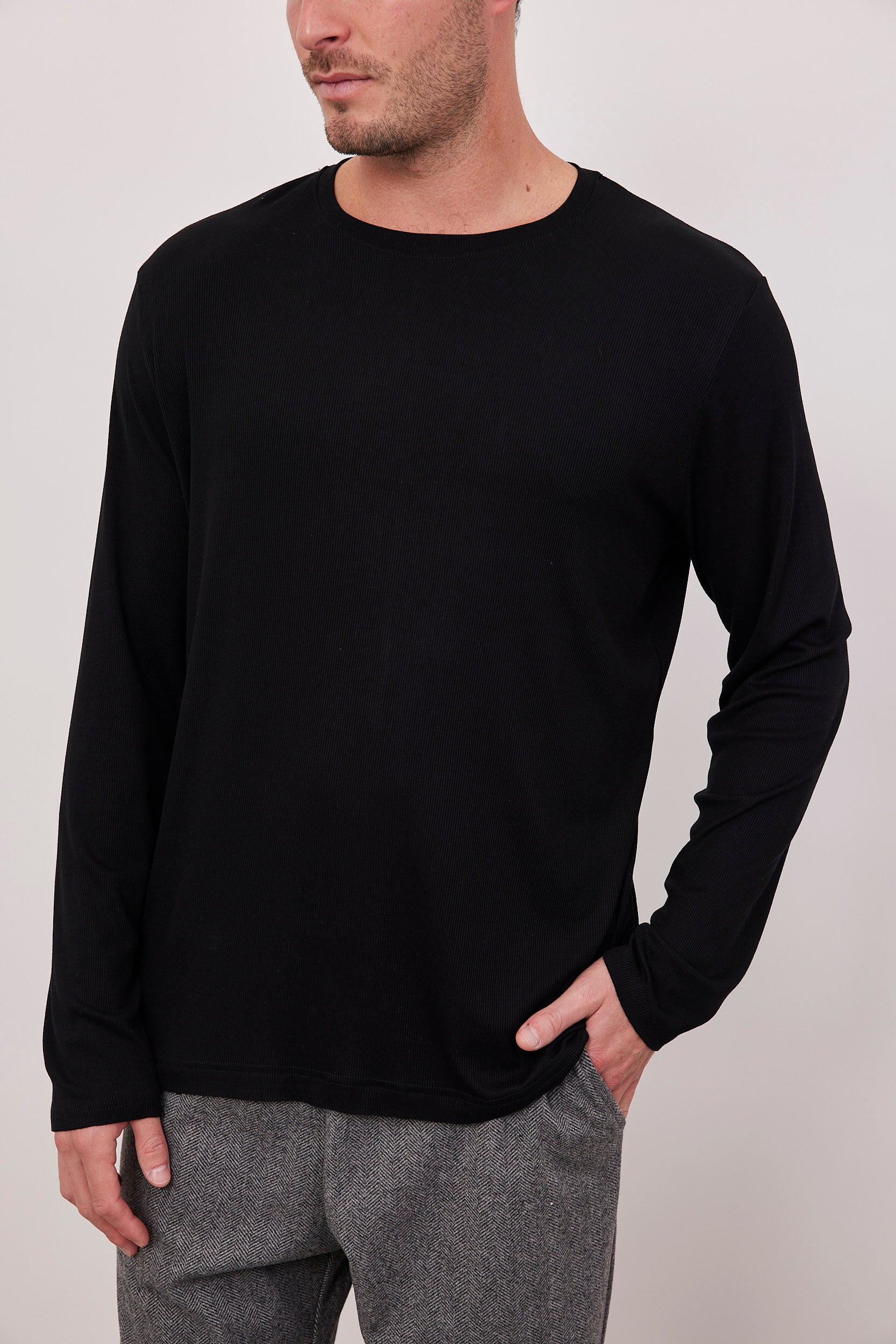 חולצת ניקי ארוכה מבד ריב