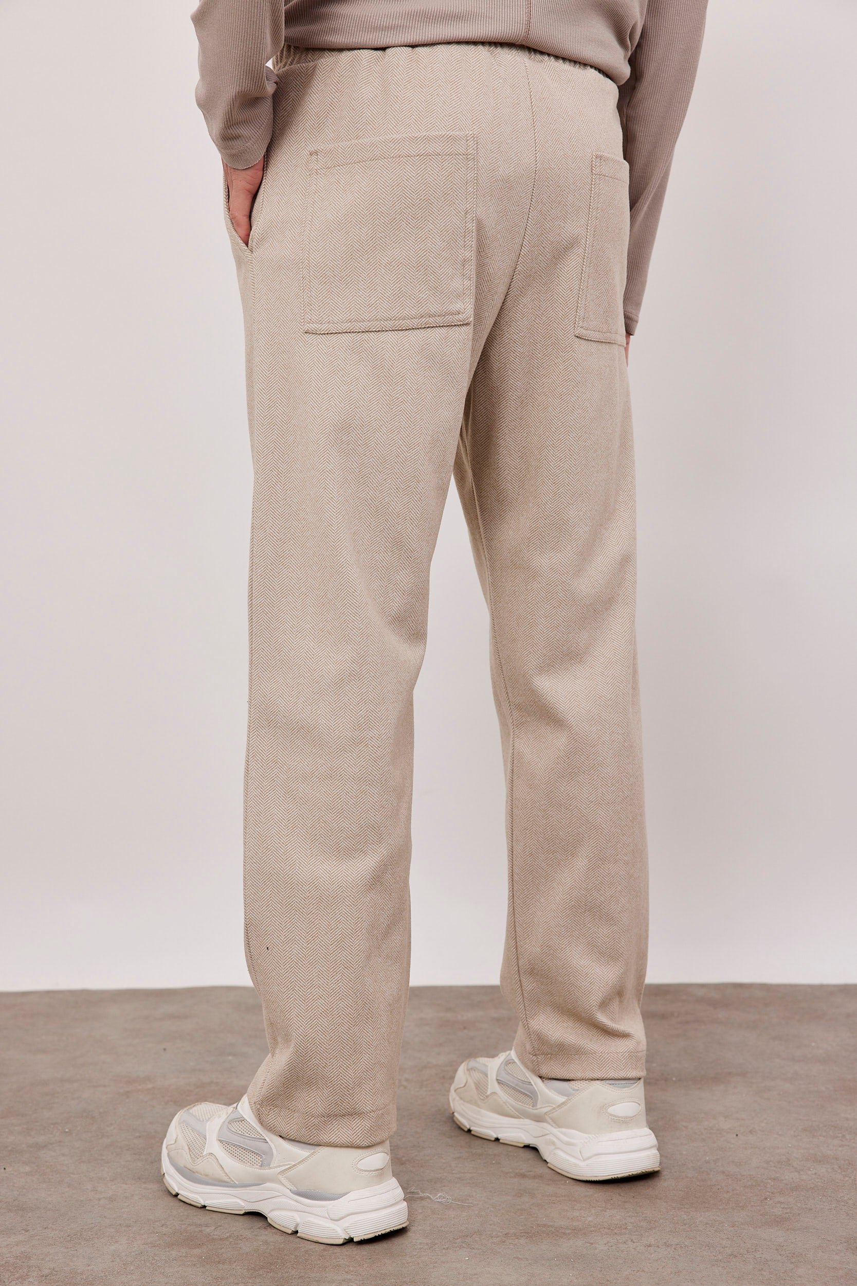 מכנס ארוך דמוי צמר