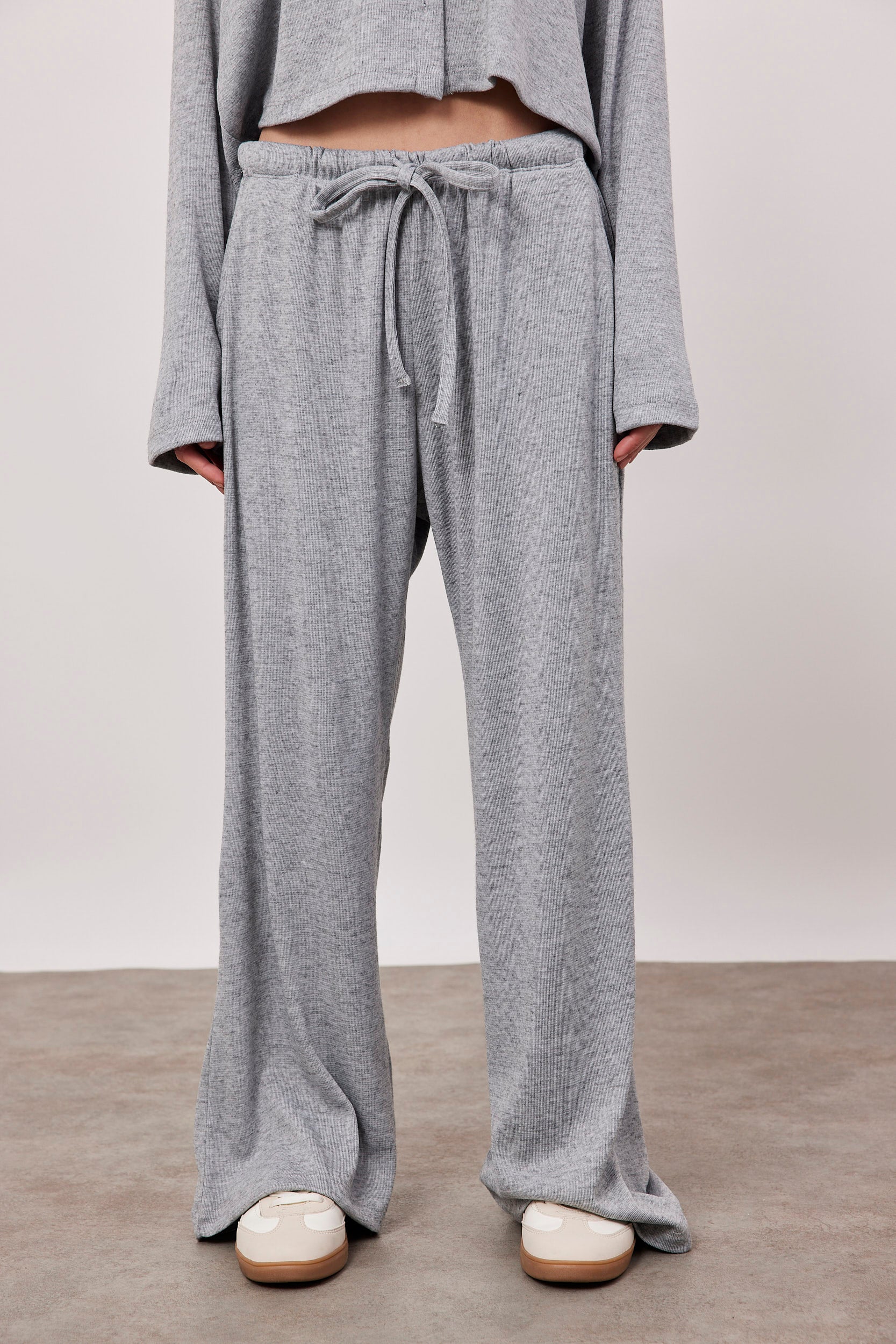 מכנסיים ארוכים בד סריג