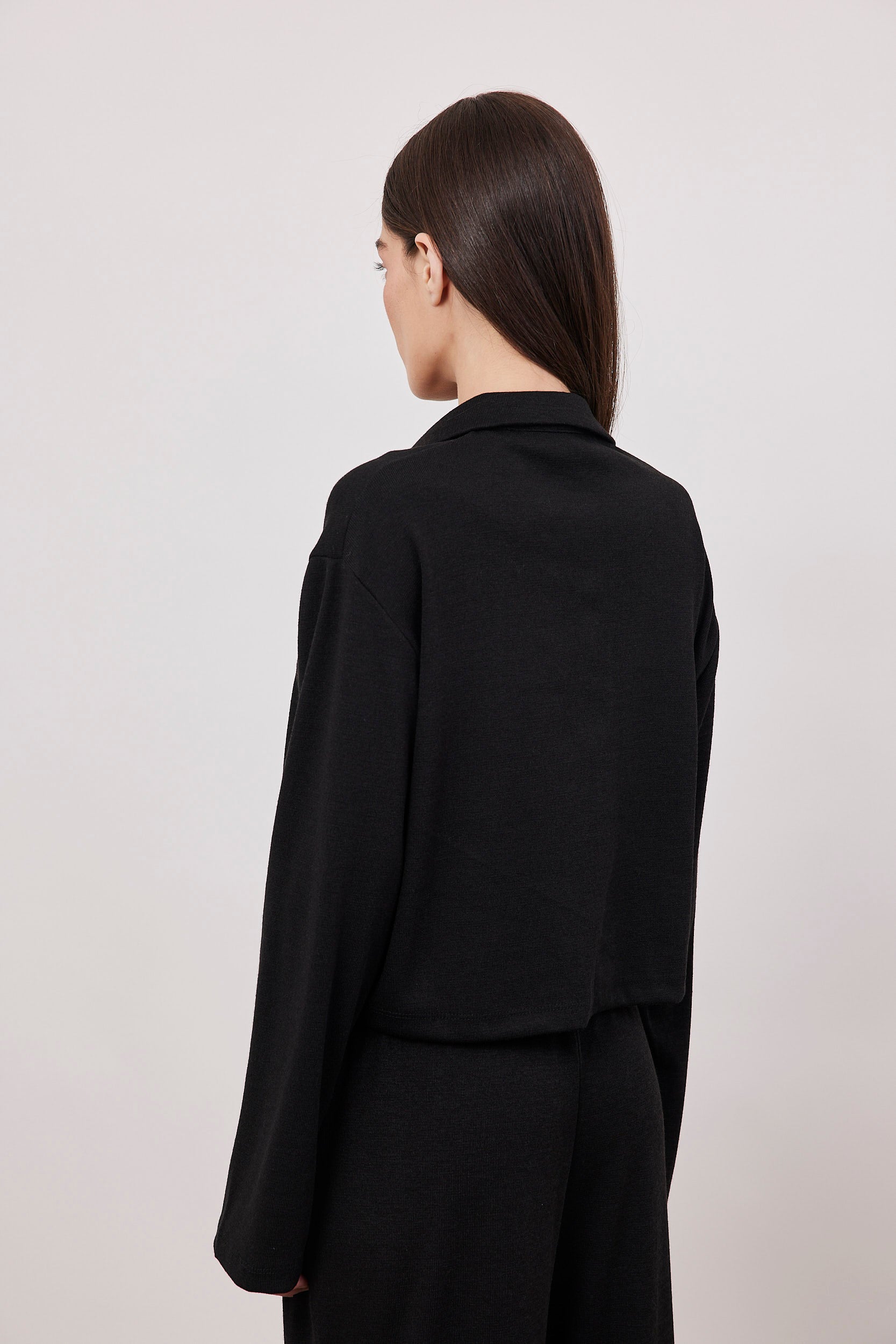 חולצת קרדיגן בד סריג