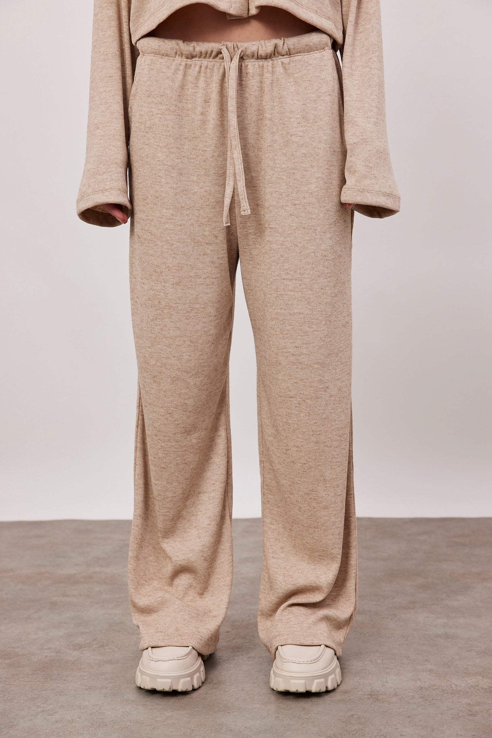 מכנסיים ארוכים בד סריג