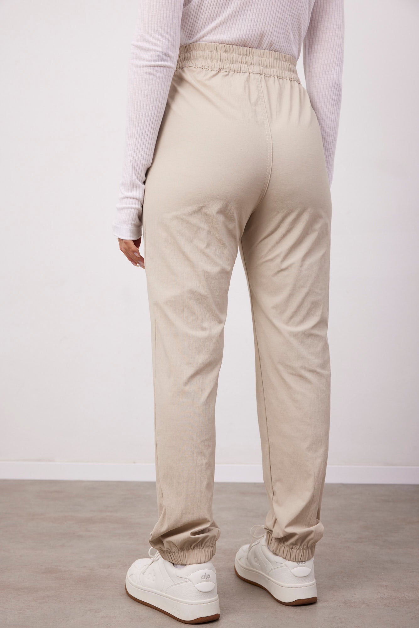 מכנס ניילון עם גומי וקשירה - ITAY BRANDS