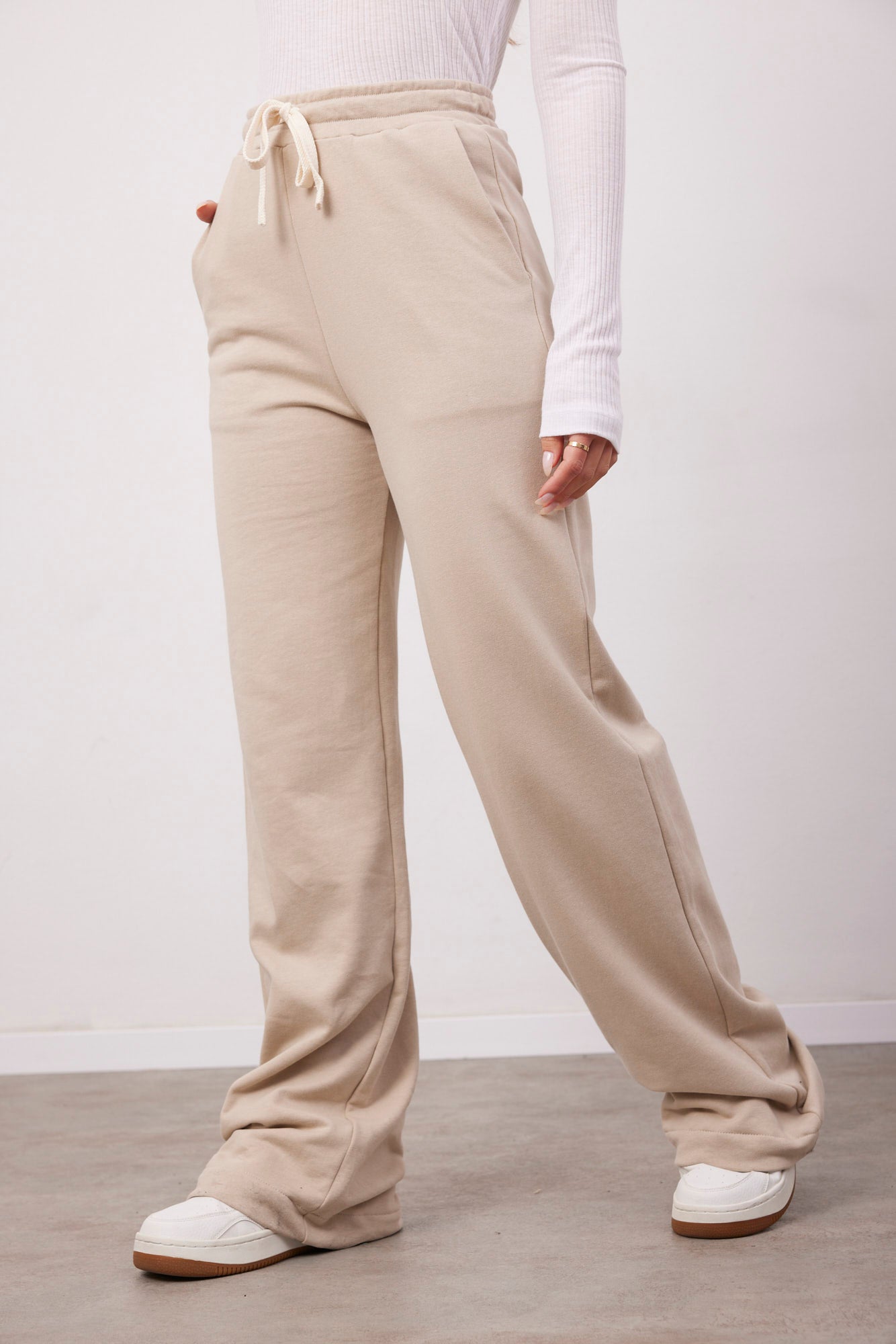 מכנסי פרנץ׳ טרי מתרחבים - ITAY BRANDS