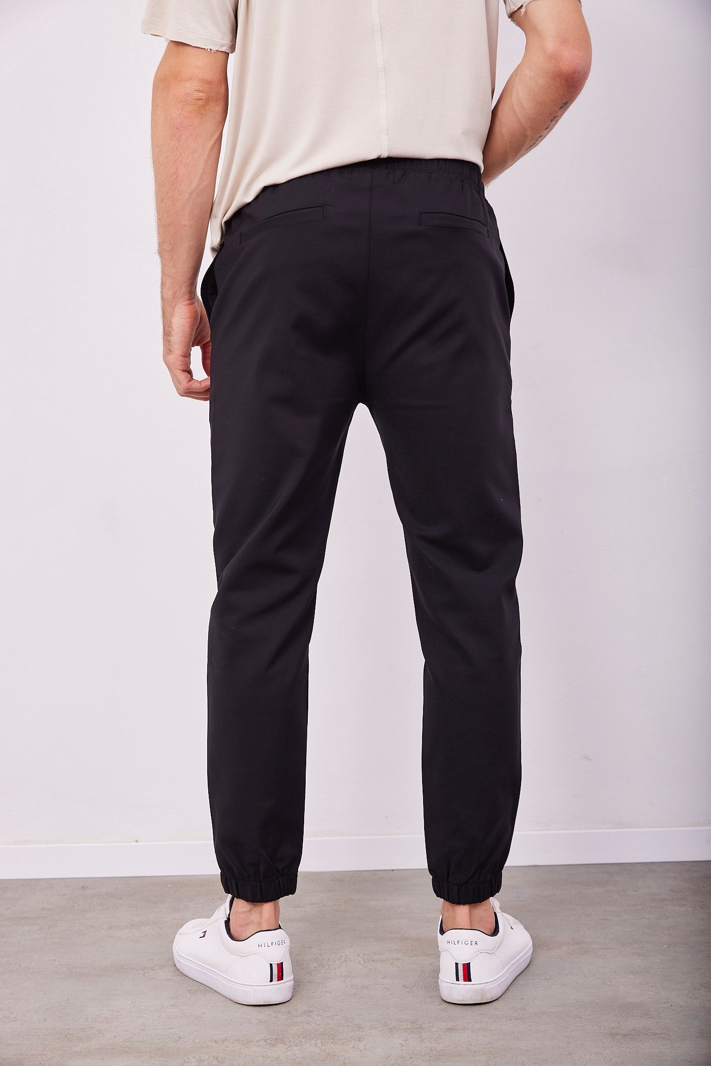 מכנסיים ארוכים עם גומי בסיומת - ITAY BRANDS