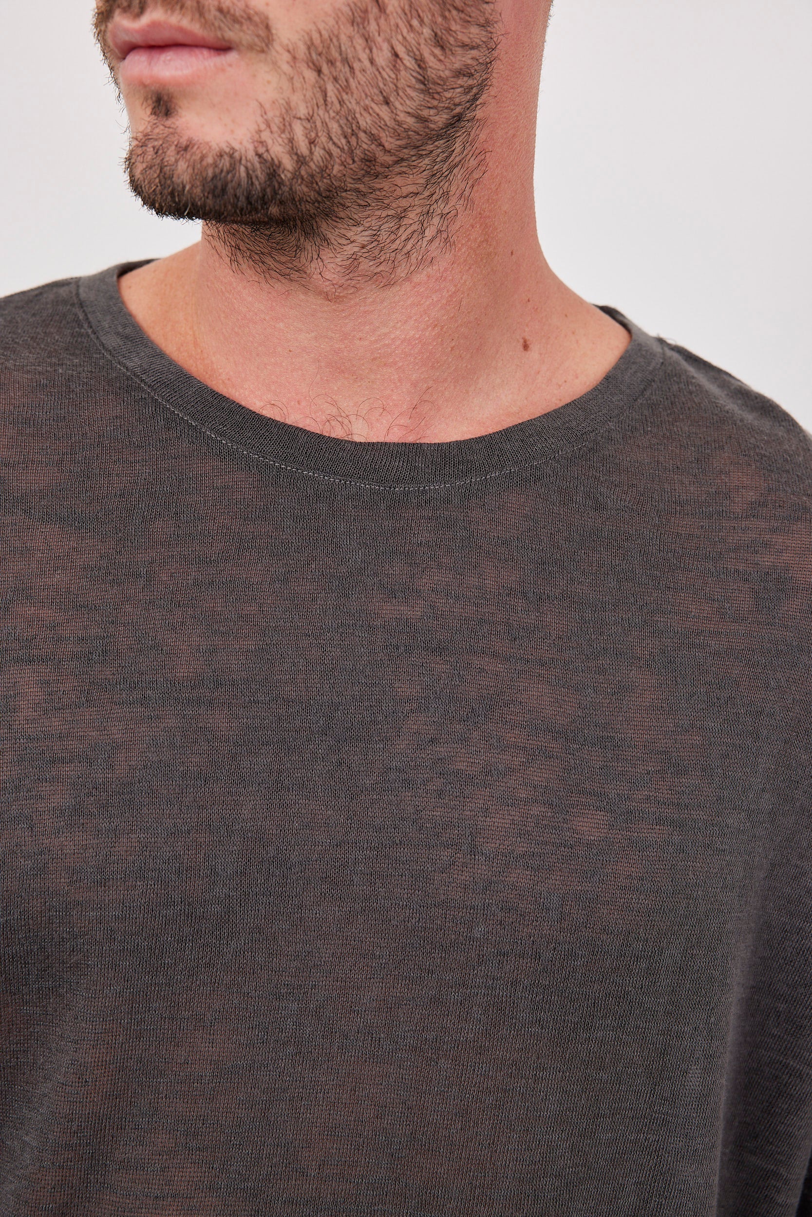 חולצה ארוכה בטקסטורה גזרה רחבה