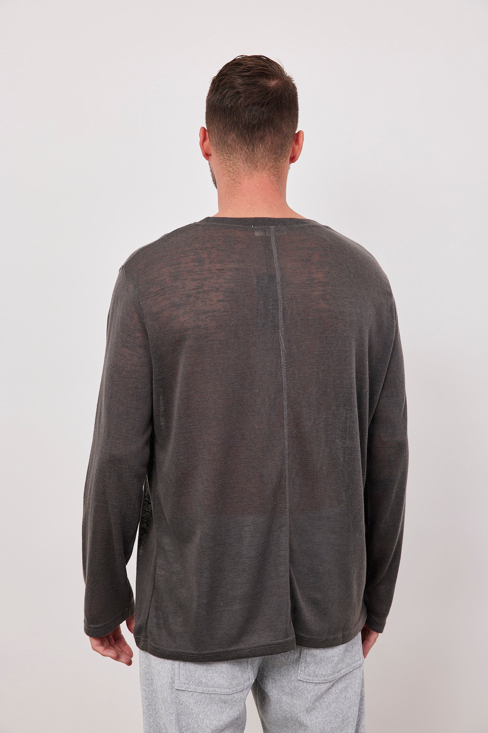 חולצה ארוכה בטקסטורה גזרה רחבה