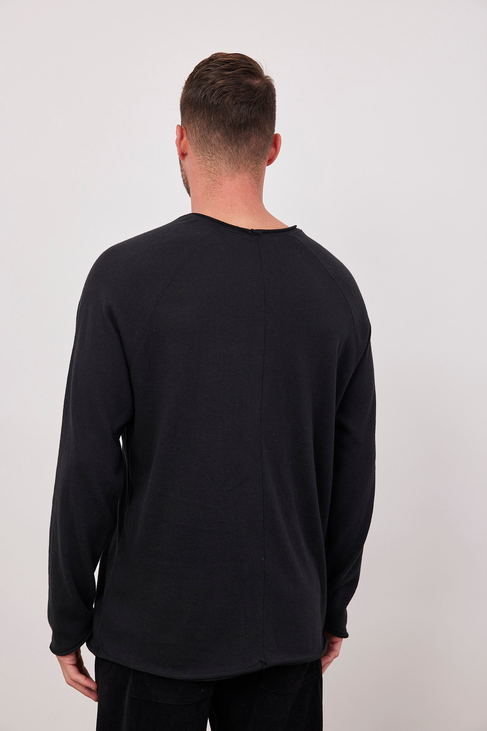 חולצת רגלן ארוכה מראה פשתן