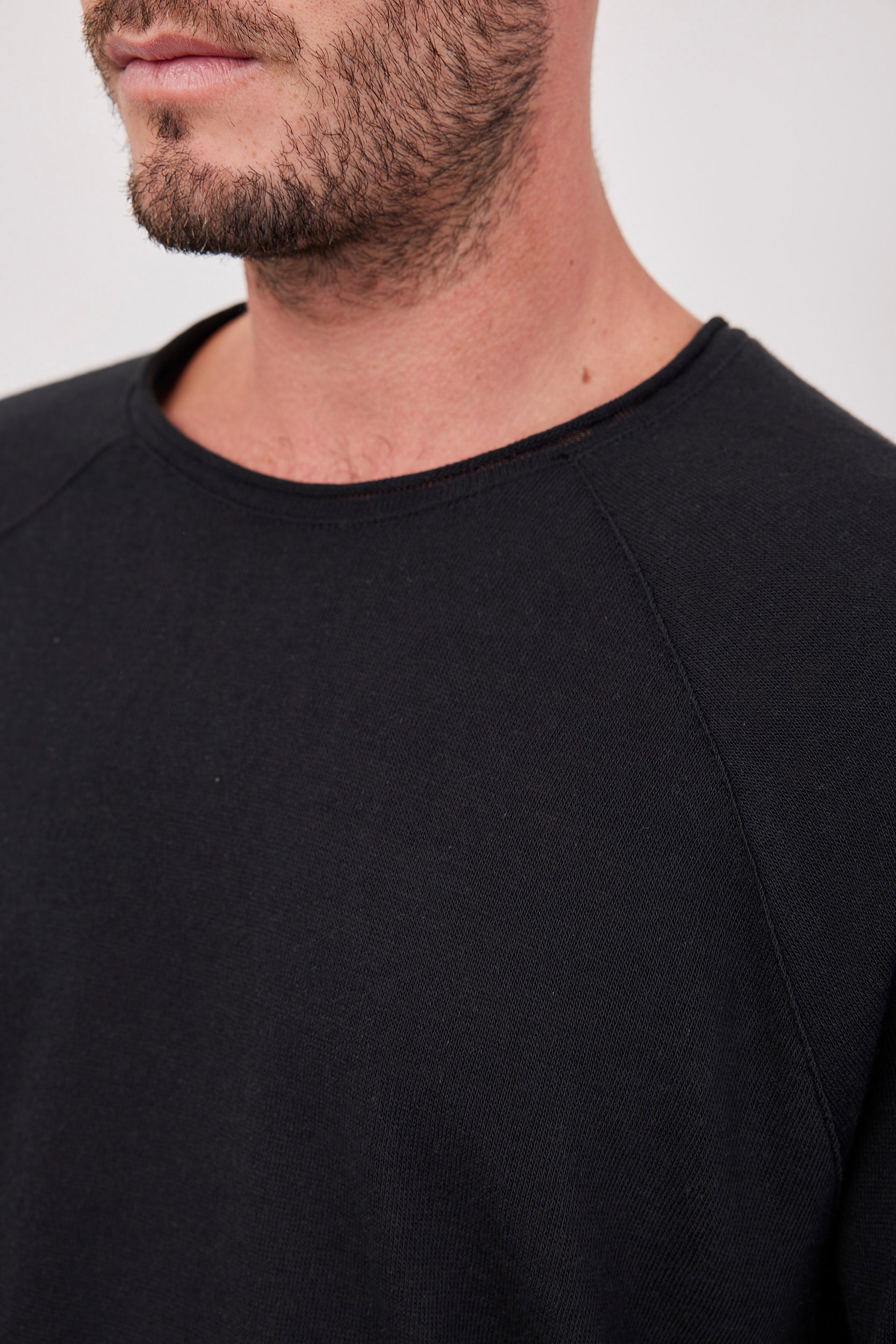 חולצת רגלן ארוכה מראה פשתן