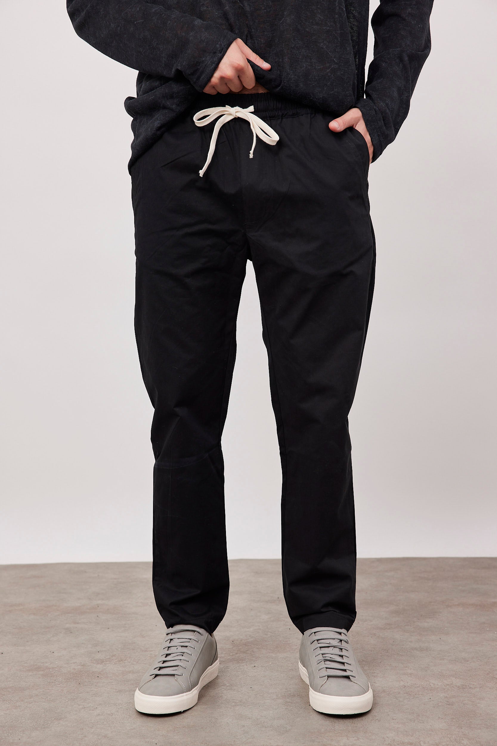 מכנסי כותנה עם שרוך