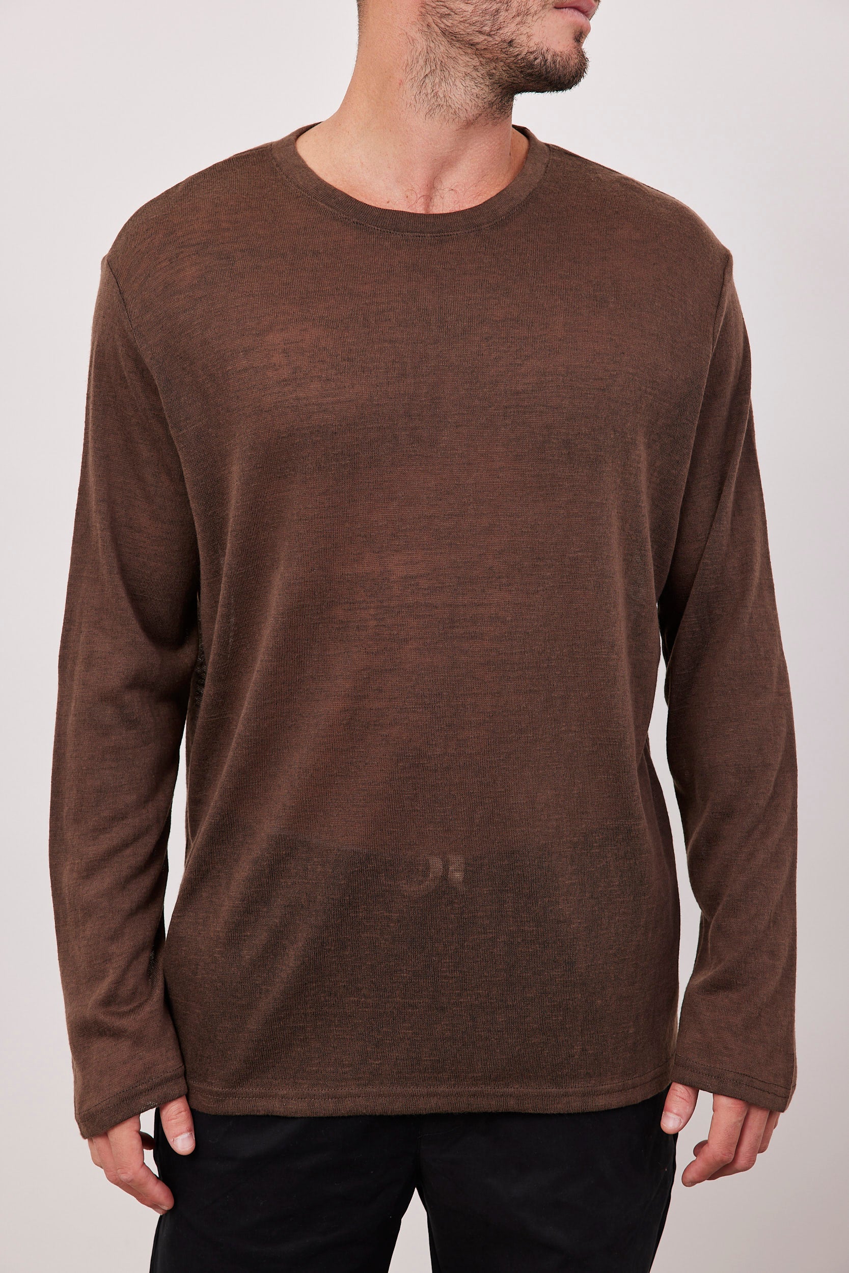 חולצה ארוכה בטקסטורה גזרה רחבה