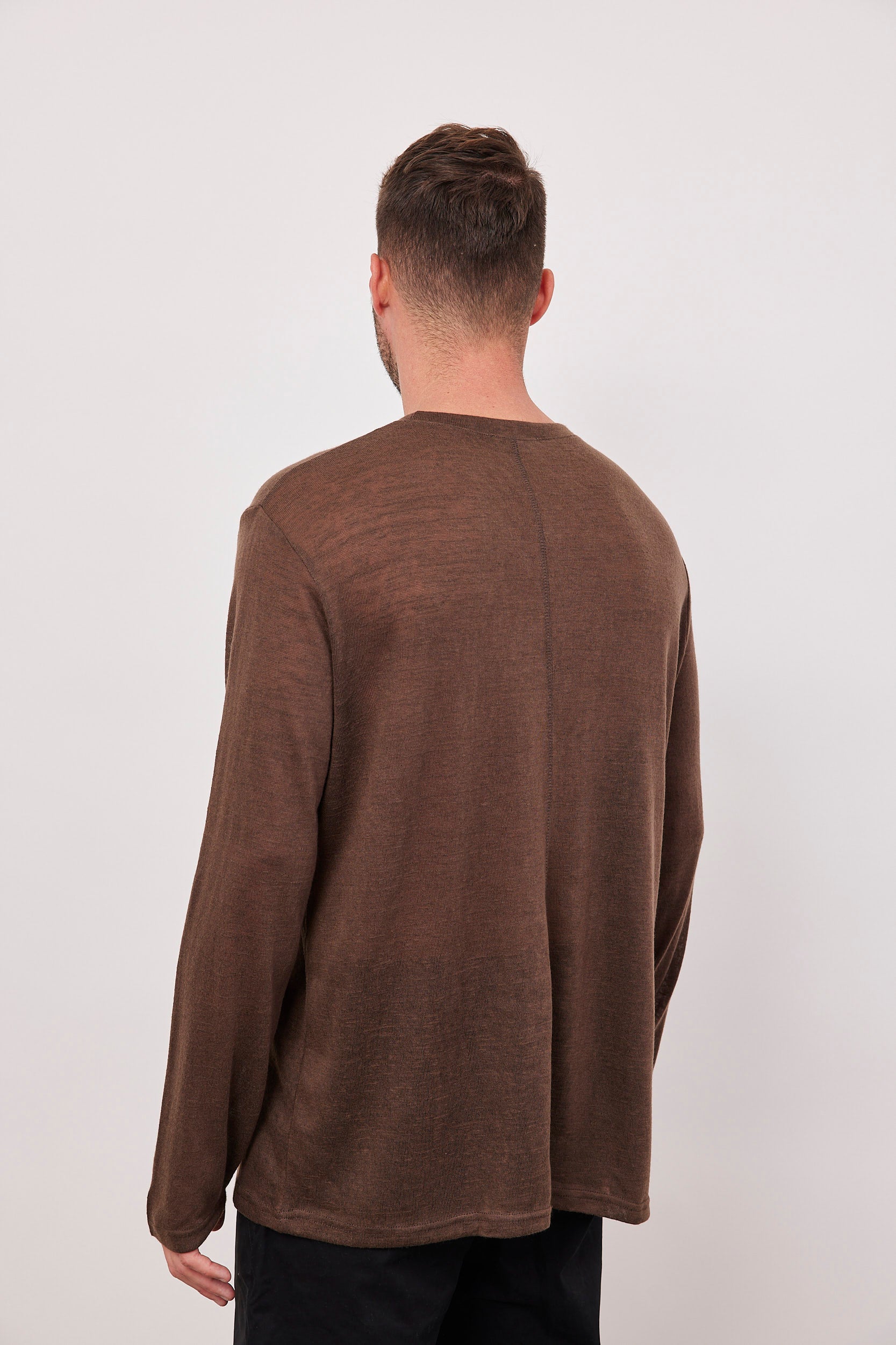 חולצה ארוכה בטקסטורה גזרה רחבה