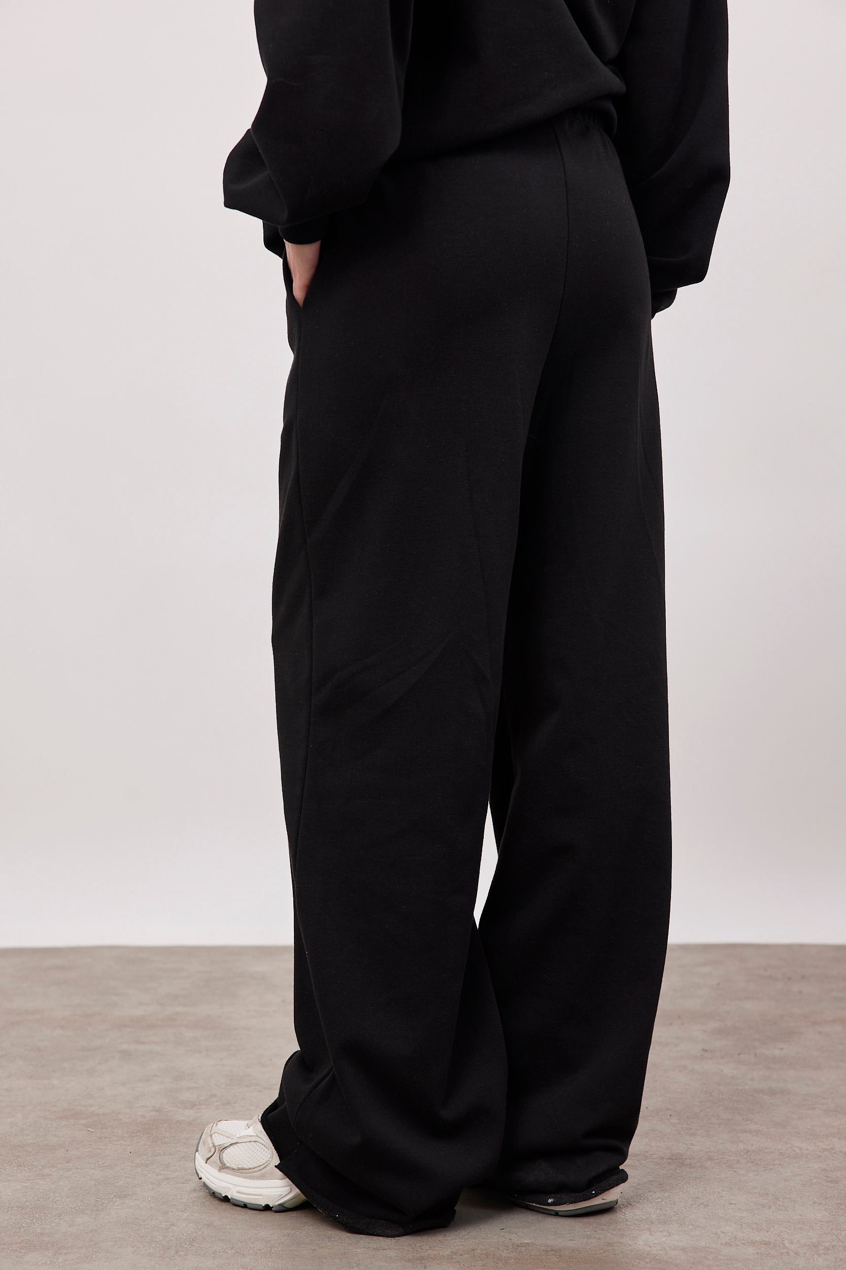 מכנסי פרנץ טרי בסיומת גזורה