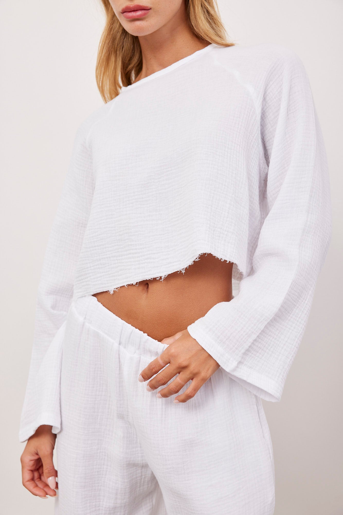 חולצת טטרה קרופ ארוכה - ITAY BRANDS