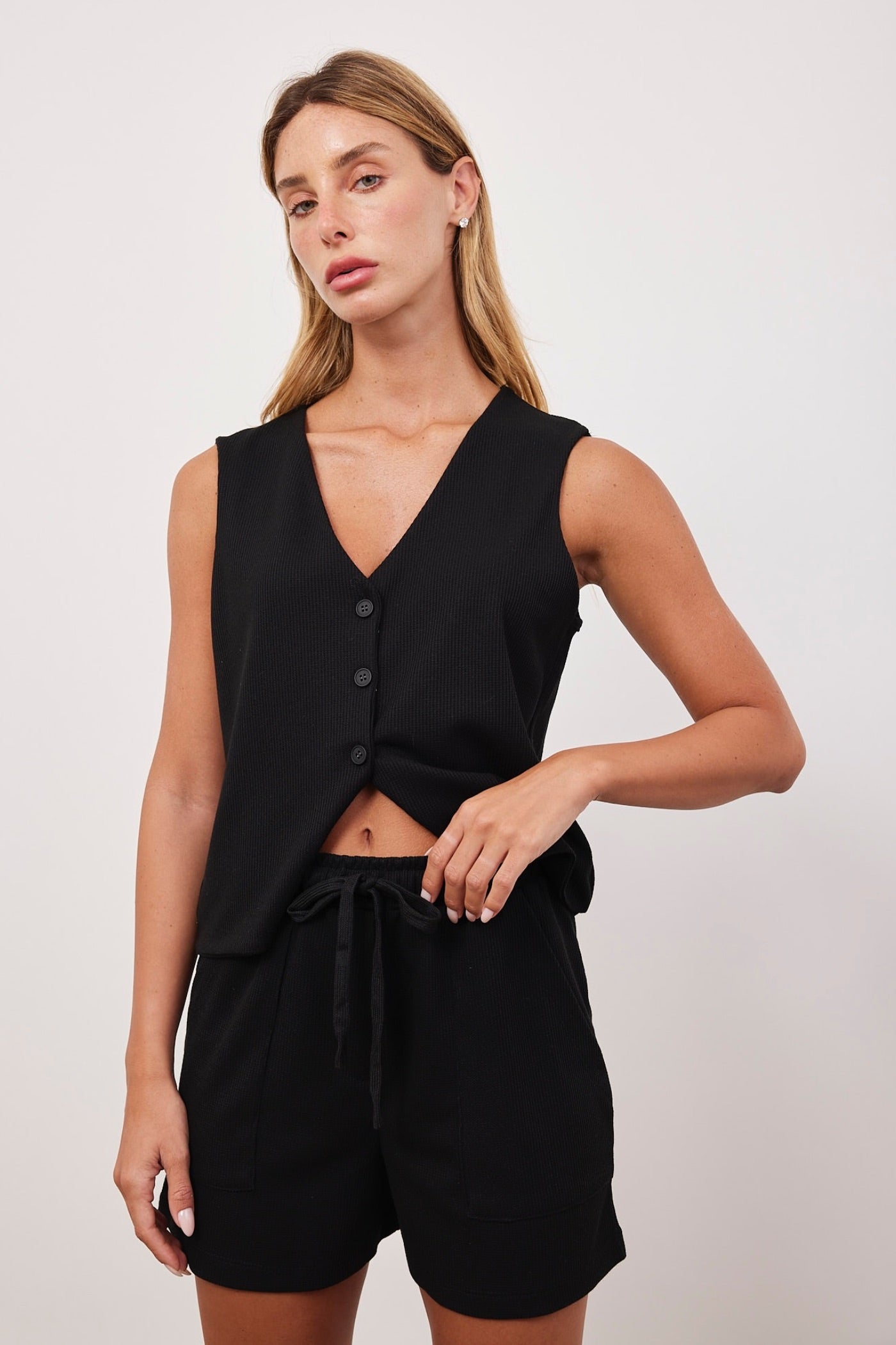 מכנסי וופל קצרים - ITAY BRANDS