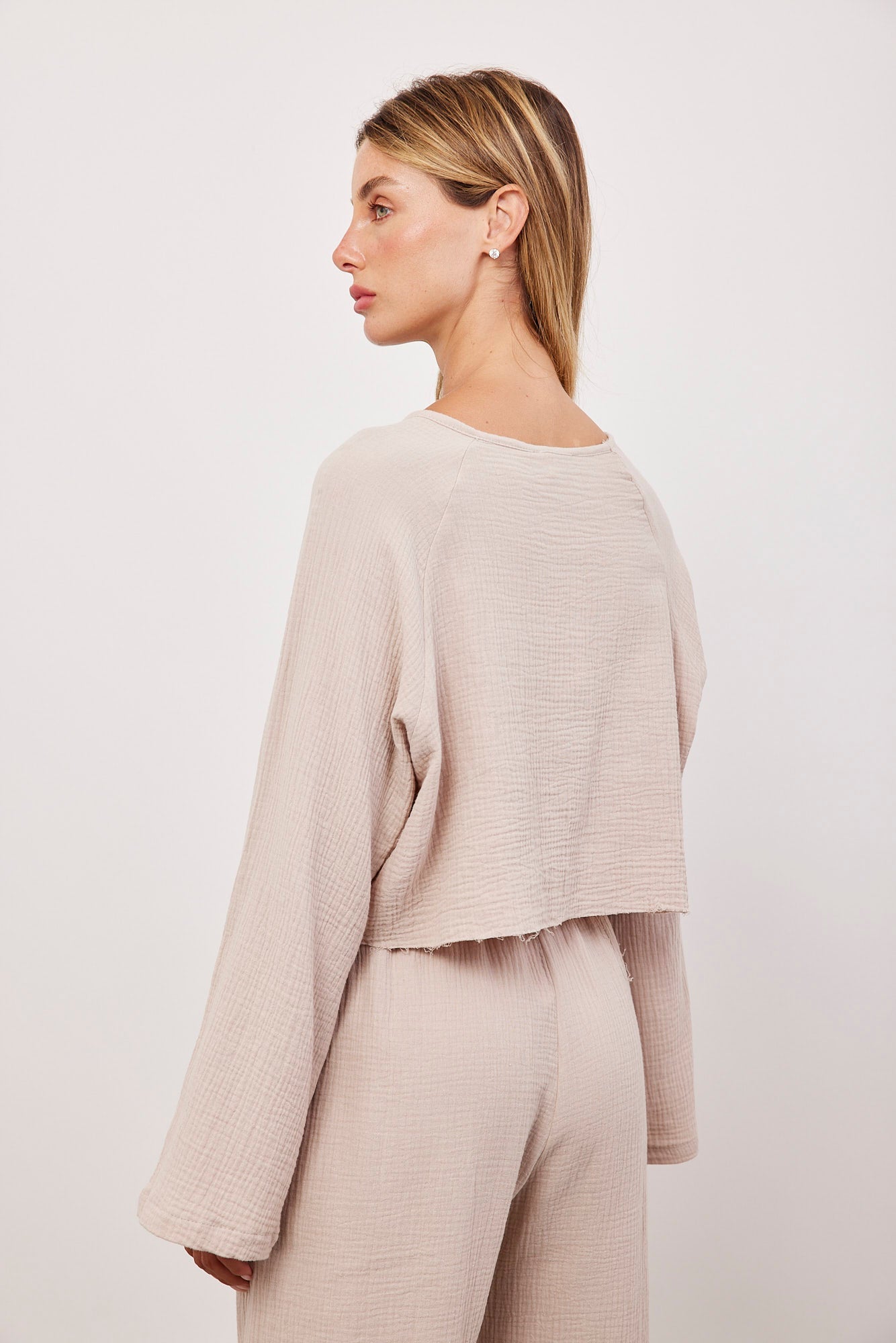 חולצת טטרה קרופ ארוכה - ITAY BRANDS